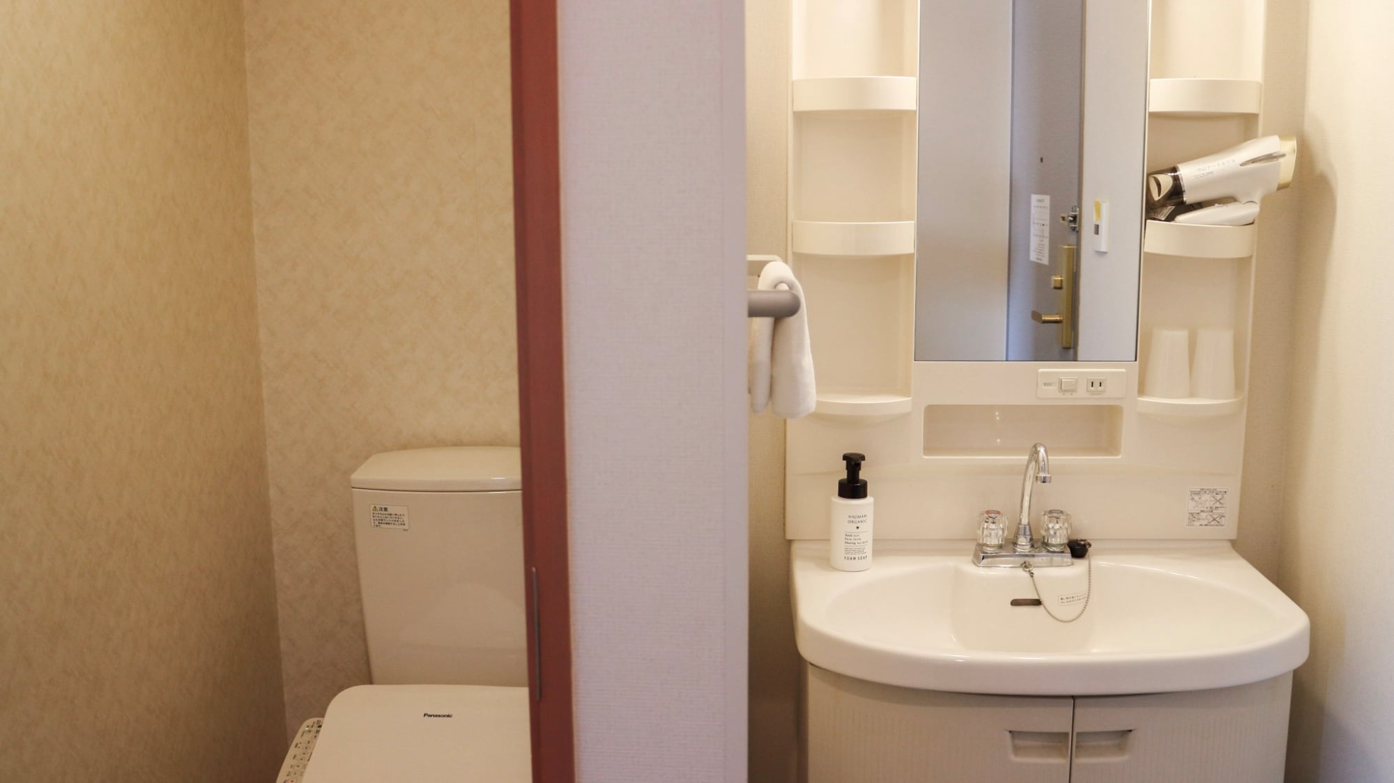 Guest room/toilet and sink