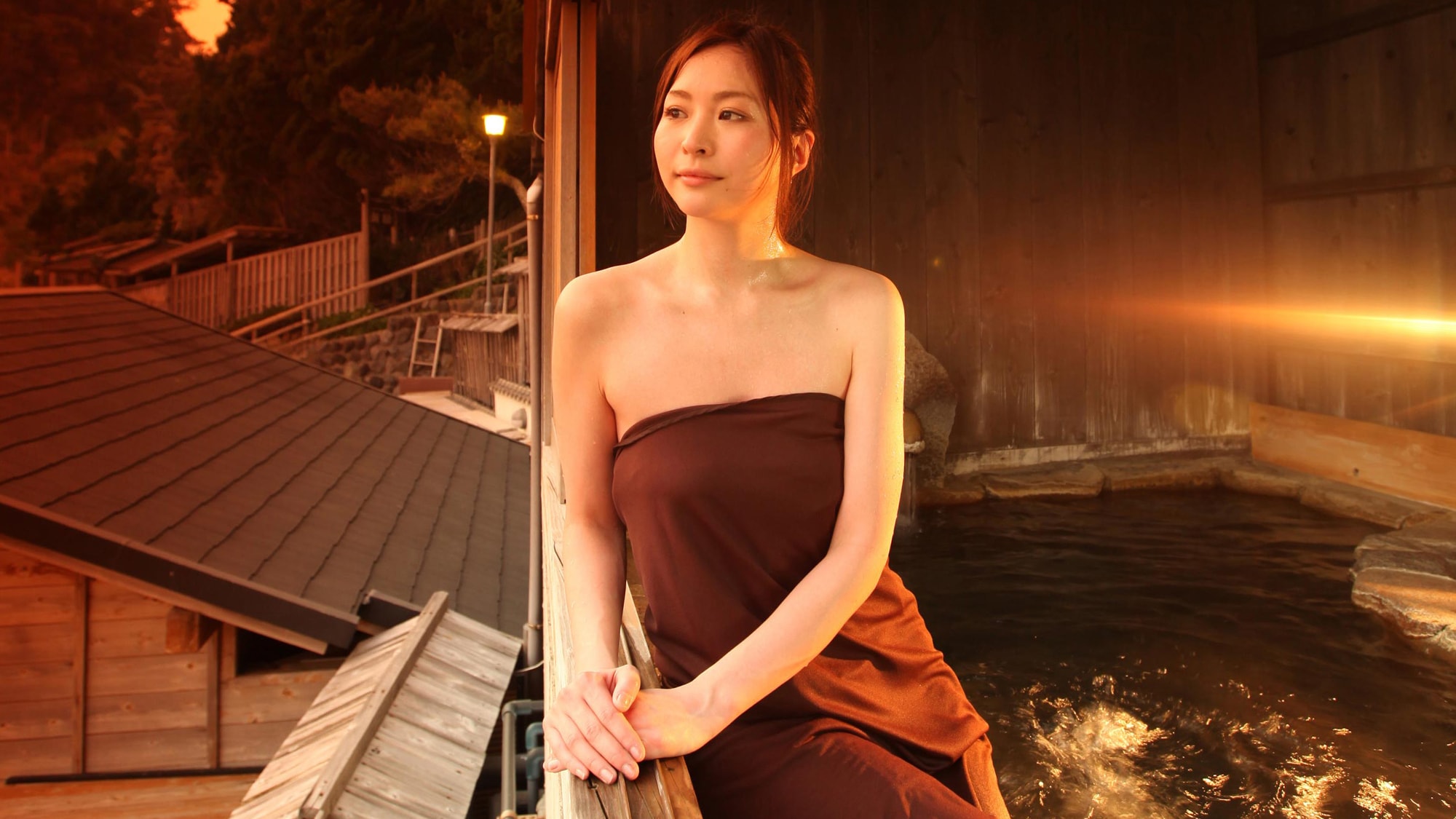 ■Women's bathing suits are available, so you can enjoy a sense of freedom even in the open-air bath.