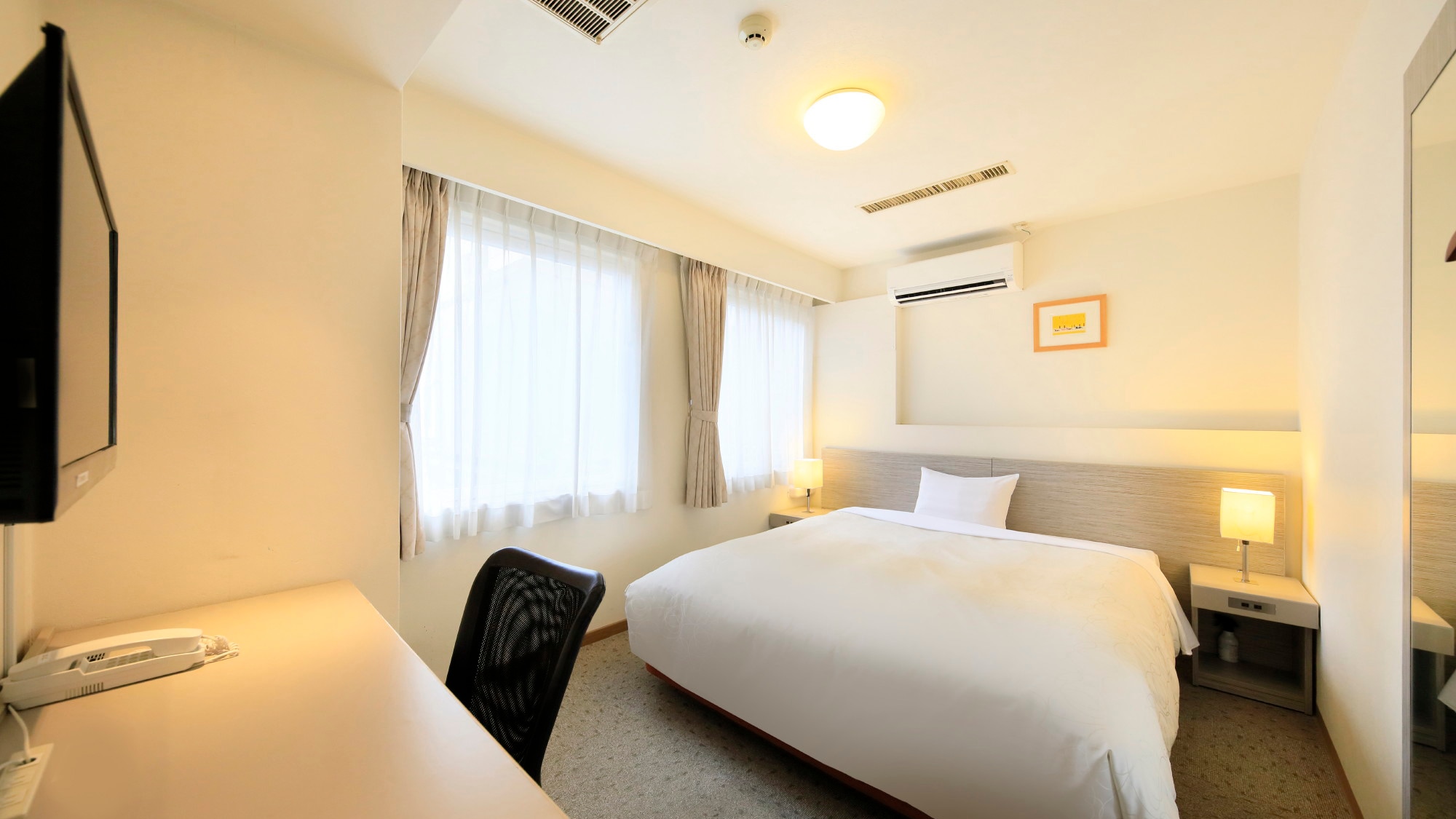 Deluxe single room (example of guest room)