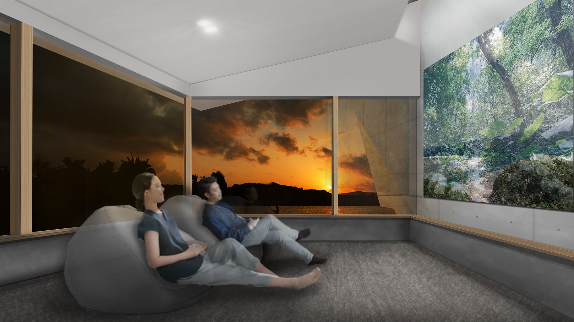 [Cozy Suite Villa Twin Bed with Theater] Please spend a special time