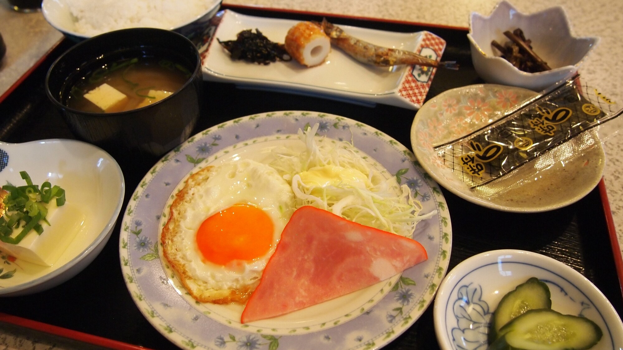 * [Breakfast example] Home-style Japanese set meal