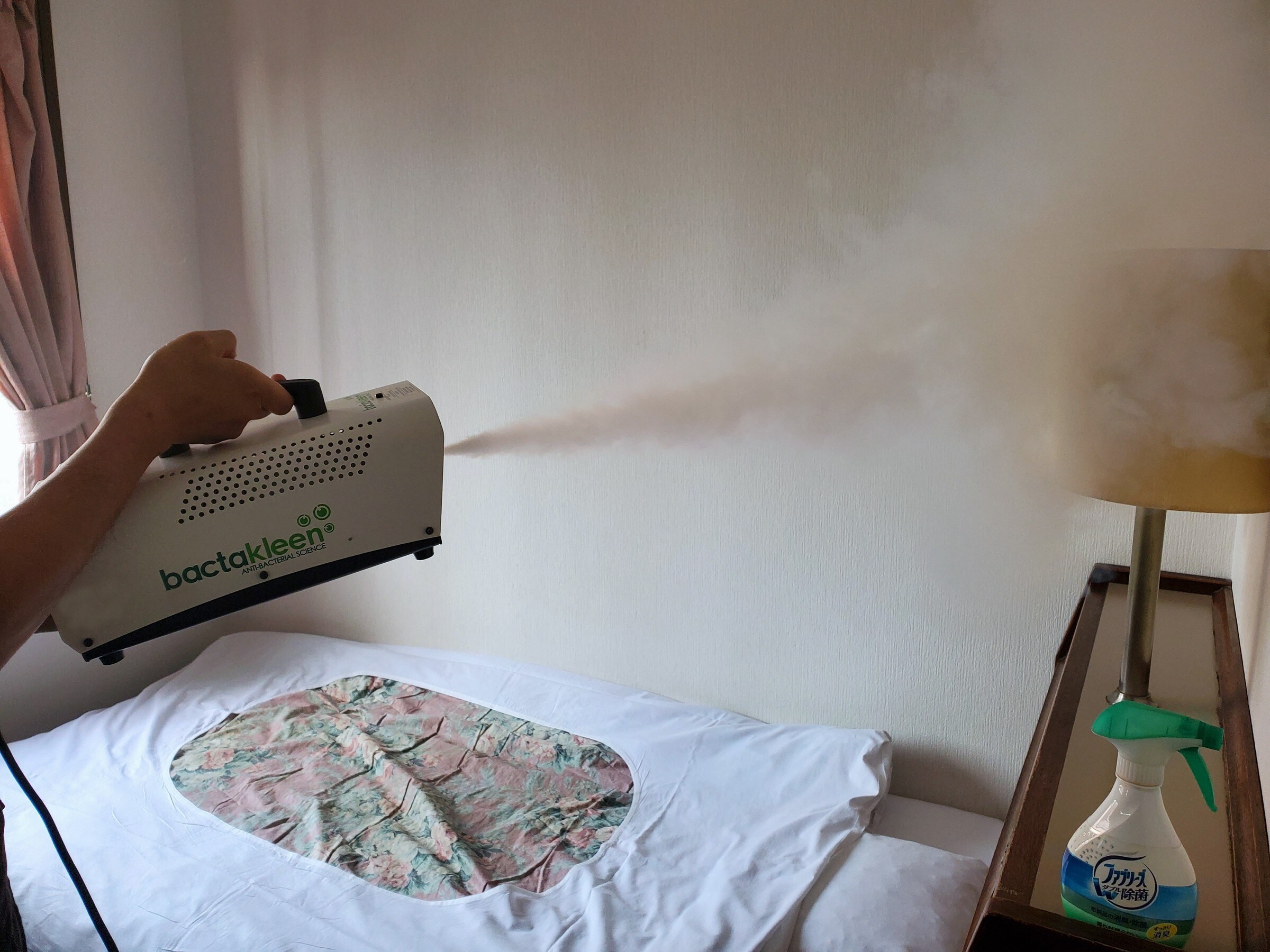 Our hotel disinfects regularly.