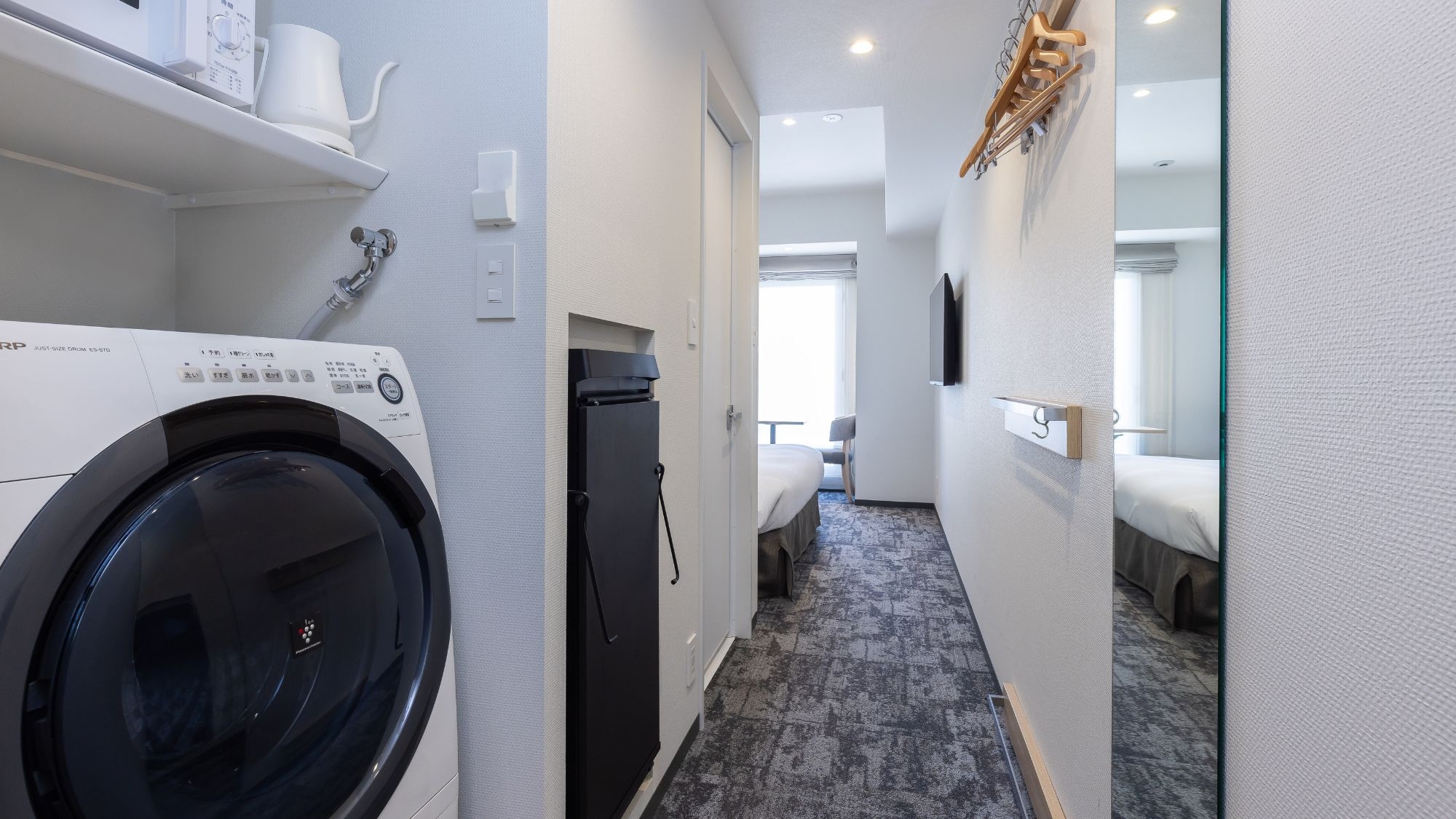 ◆ห้องสแตนดาร์ดดับเบิล | เครื่องซักผ้า/อบผ้า ไมโครเวฟ