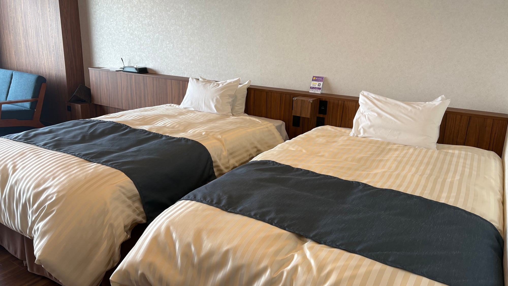[Lake View] Renovated High-Floor Twin Room (10th-11th Floor)