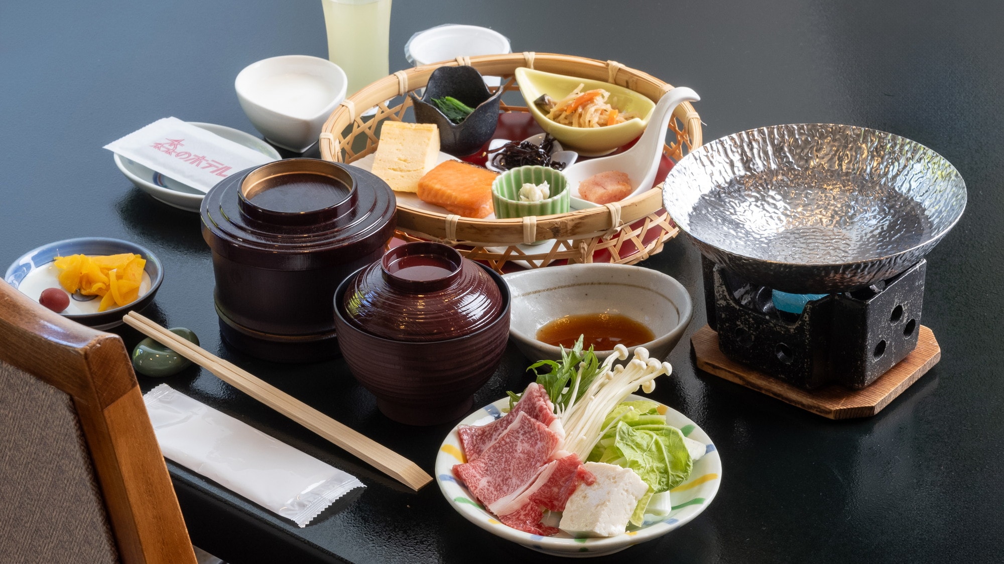 ◆Sarapan set Jepang (gambar)