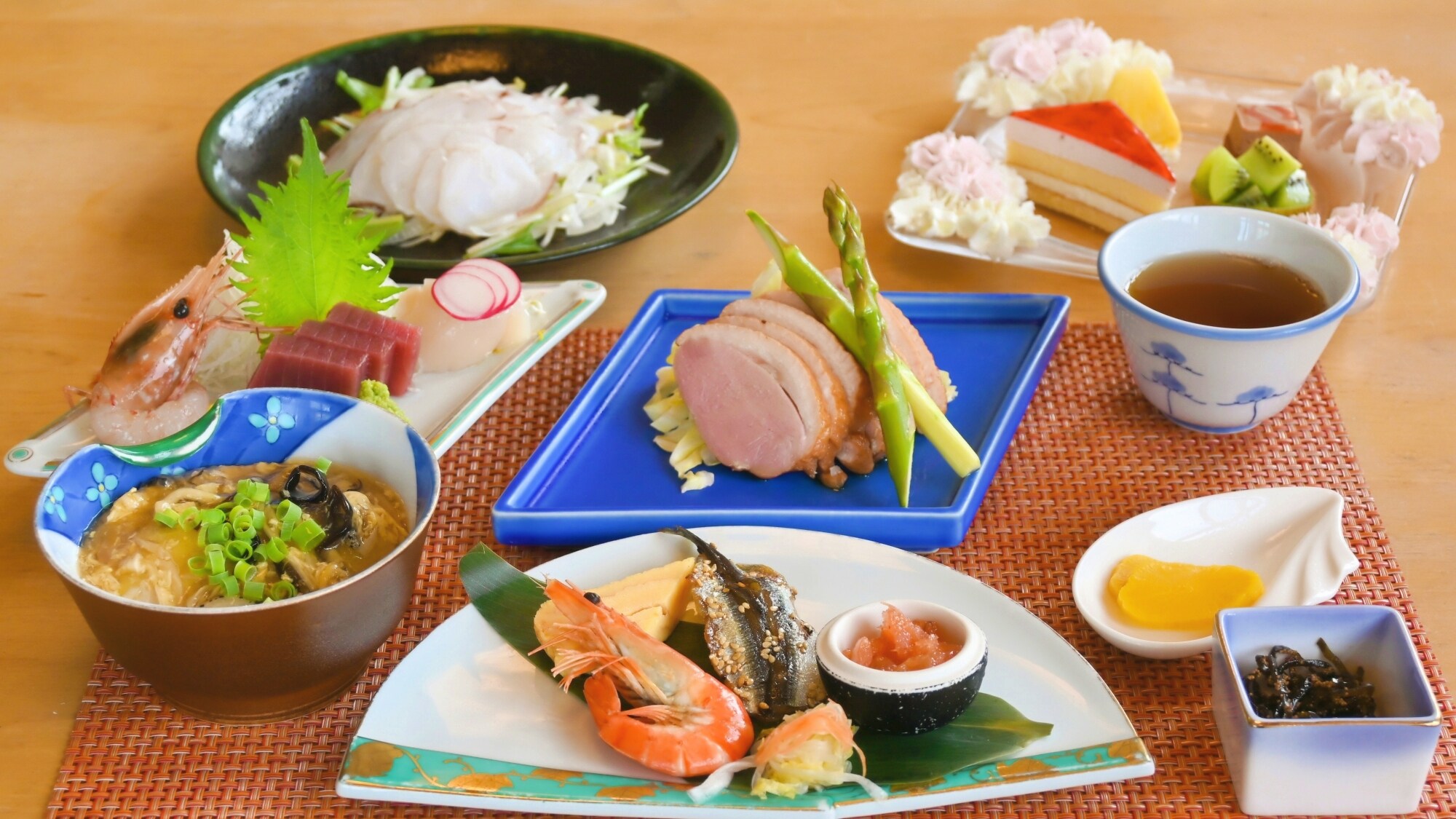 【晚餐】我們將為您送上以新鮮食材烹調的特別晚餐。 *圖片僅供參考