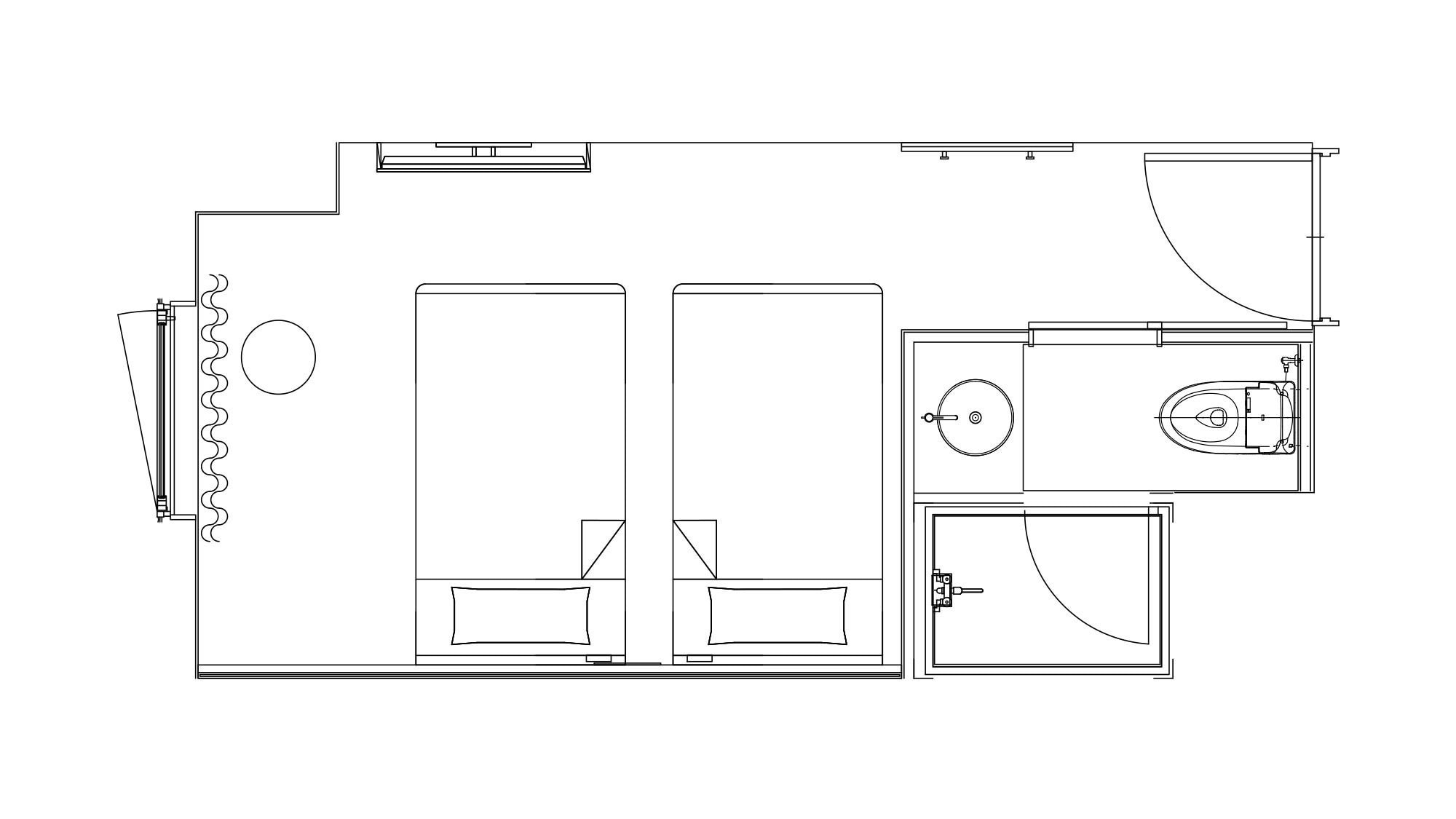[Twin] 17.95㎡ / Floor plan
