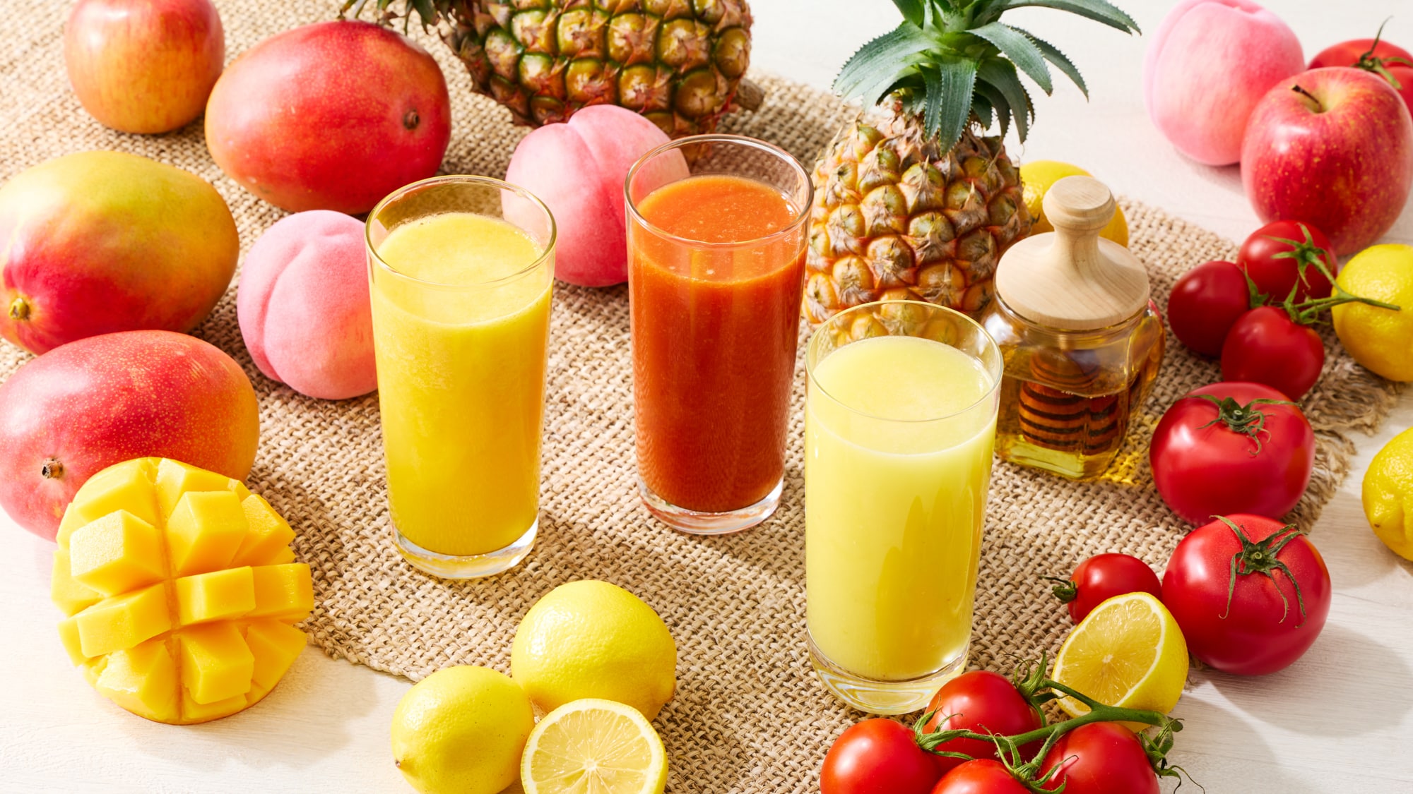 【夏限定】夏の食材を使ったカラフルでフルーティーなこだわりスムージー