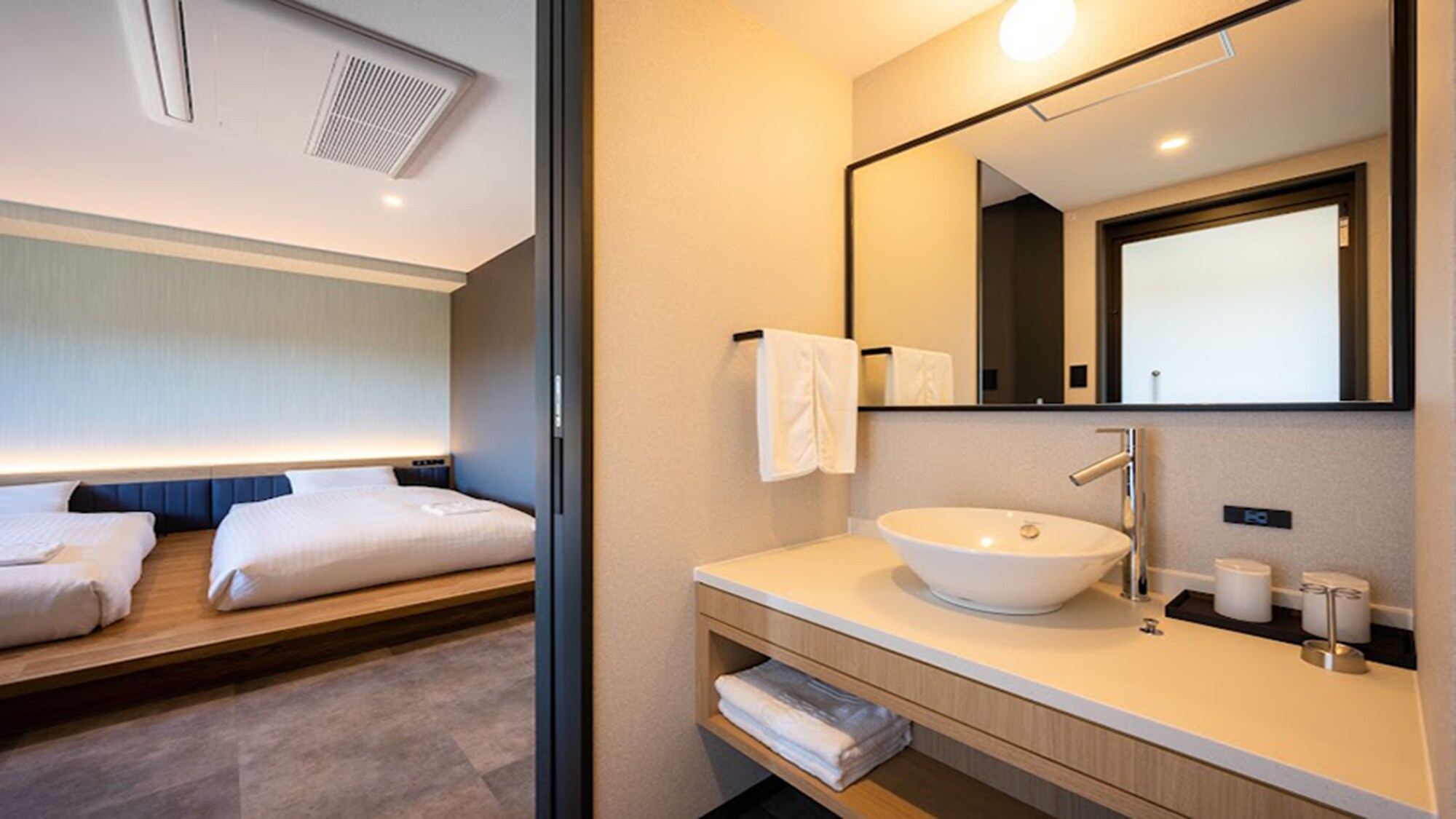 Twin vanities