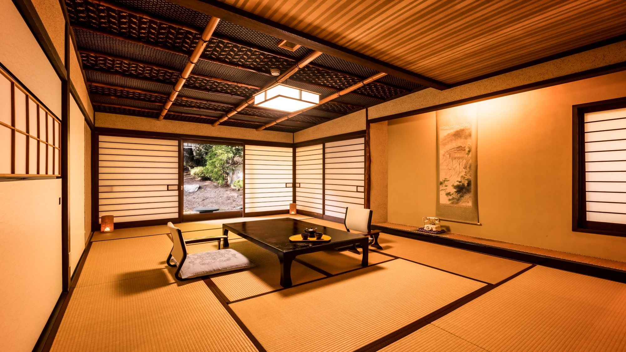Suite "Hanaho" with open-air bath