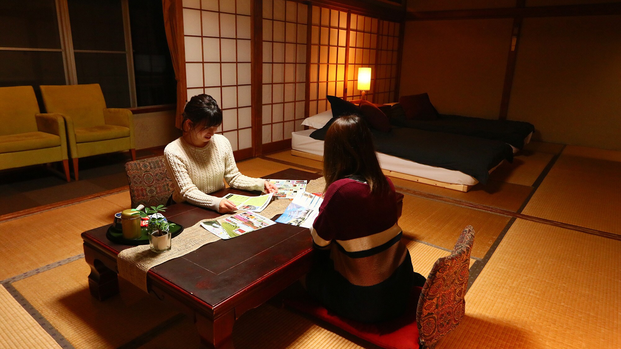 With a Japanese modern atmosphere, it is recommended for couples.