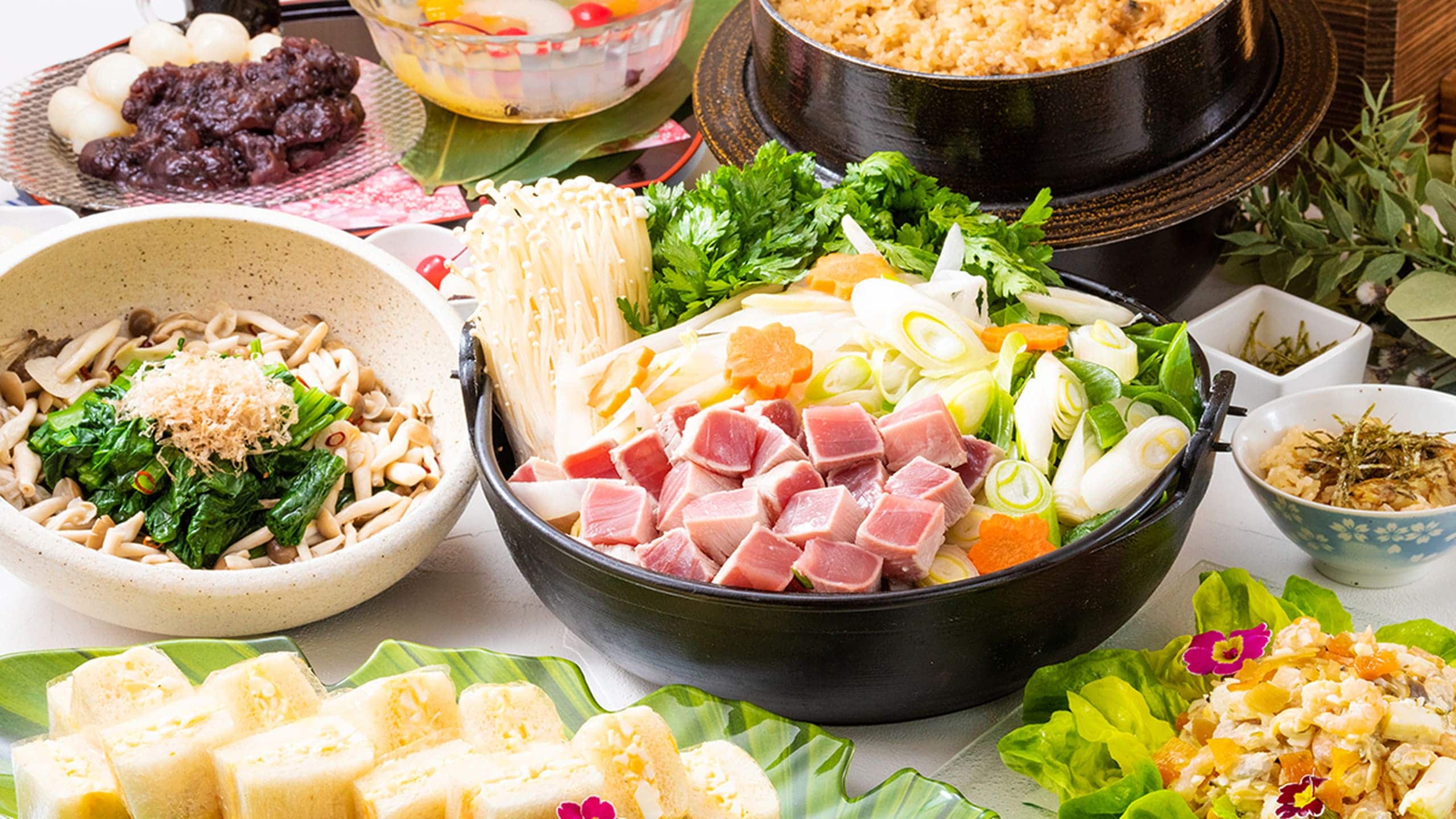 Gambar makan siang (menu bervariasi tergantung musim)