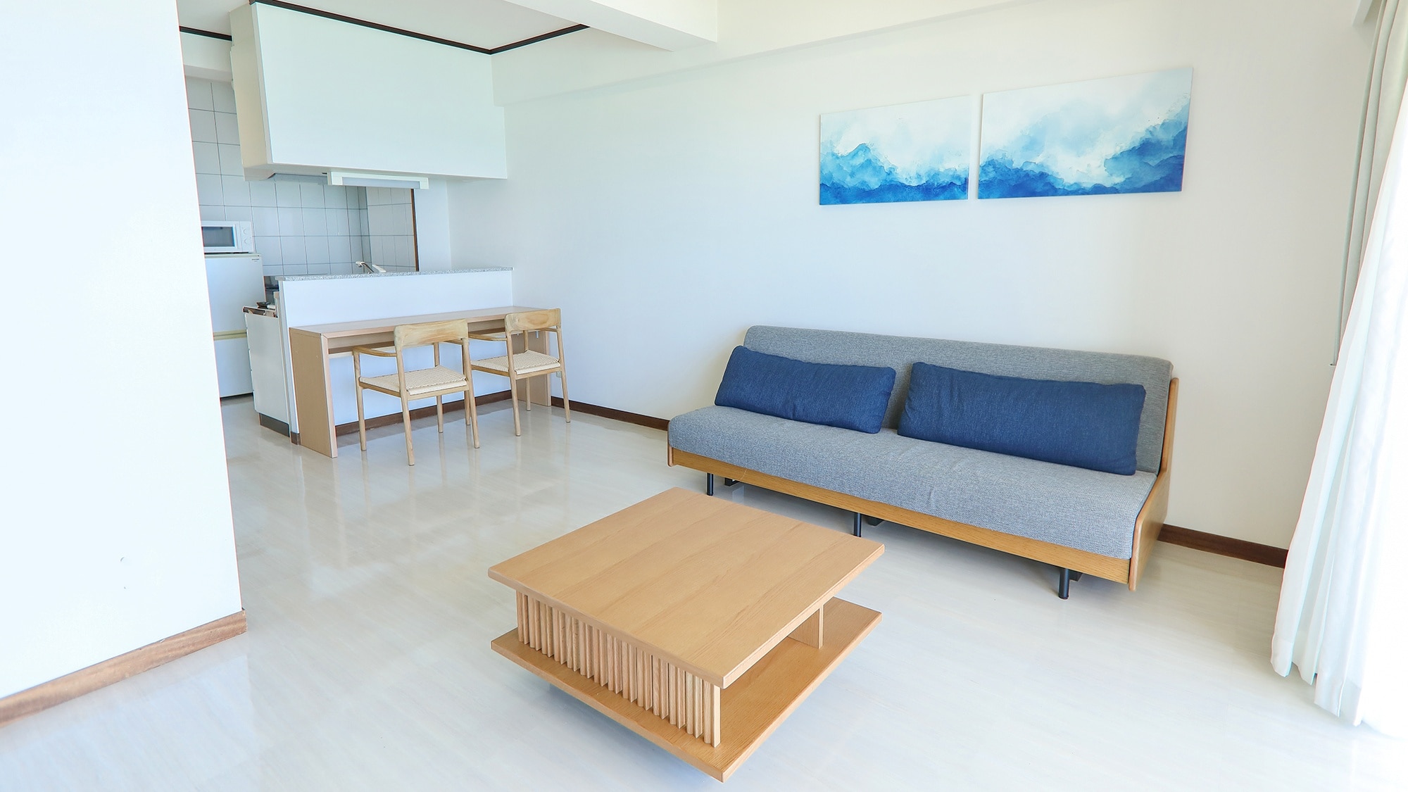 *[Casual 2LDK] Fully equipped to make you feel like you're living there.
