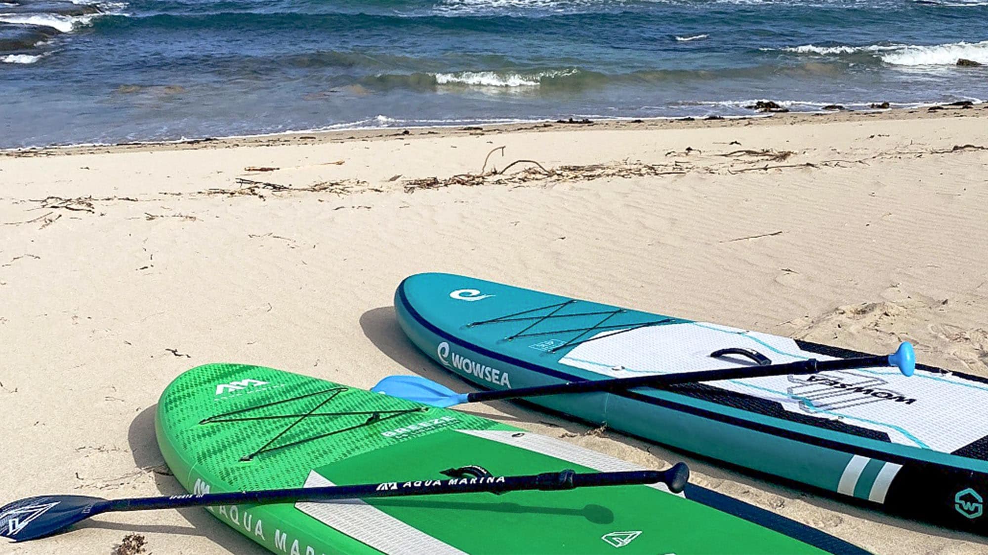 ・You can experience SUP and kayaking