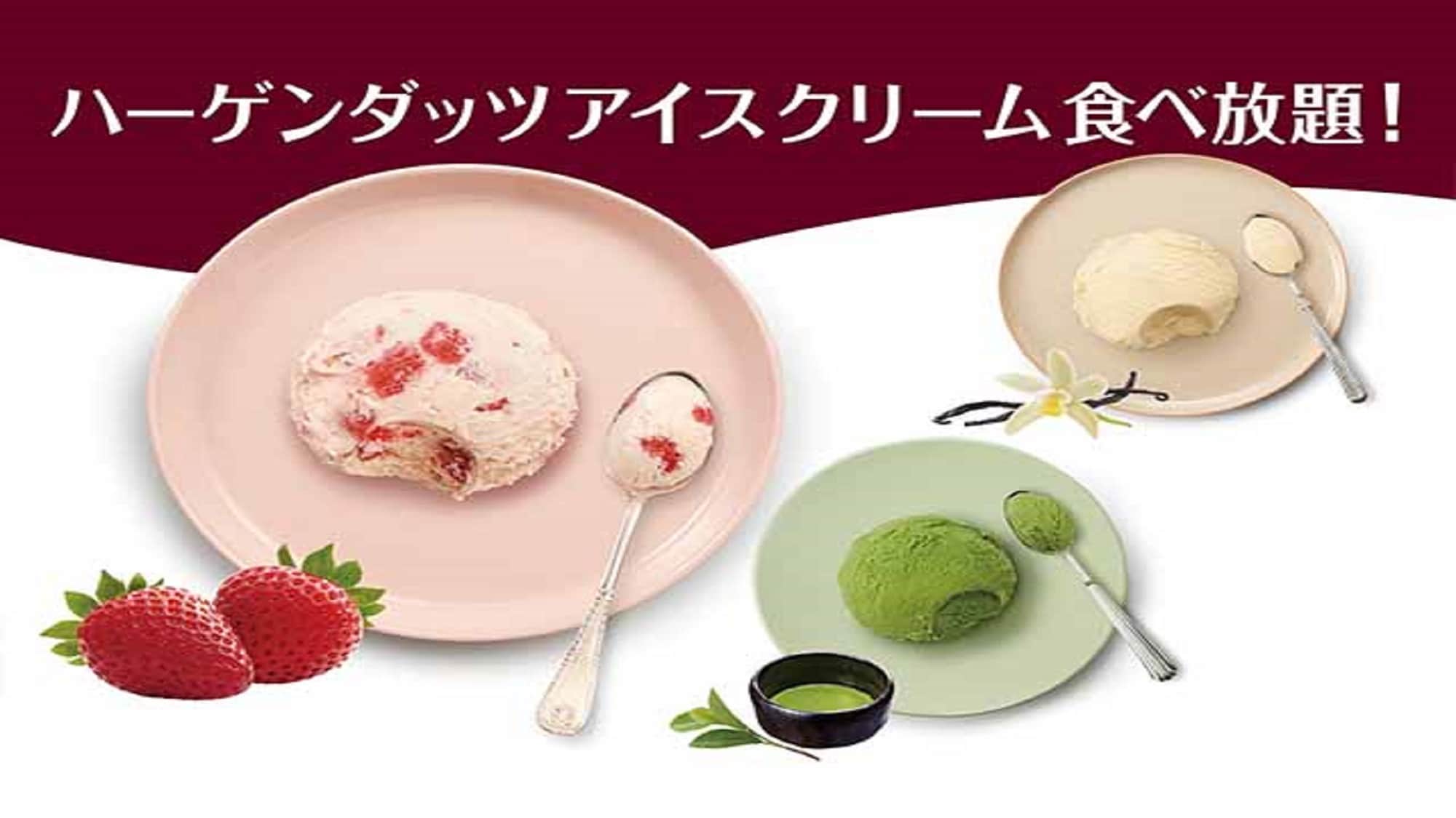 All-you-can-eat Haagen-Dazs ice cream *Image for illustration purposes