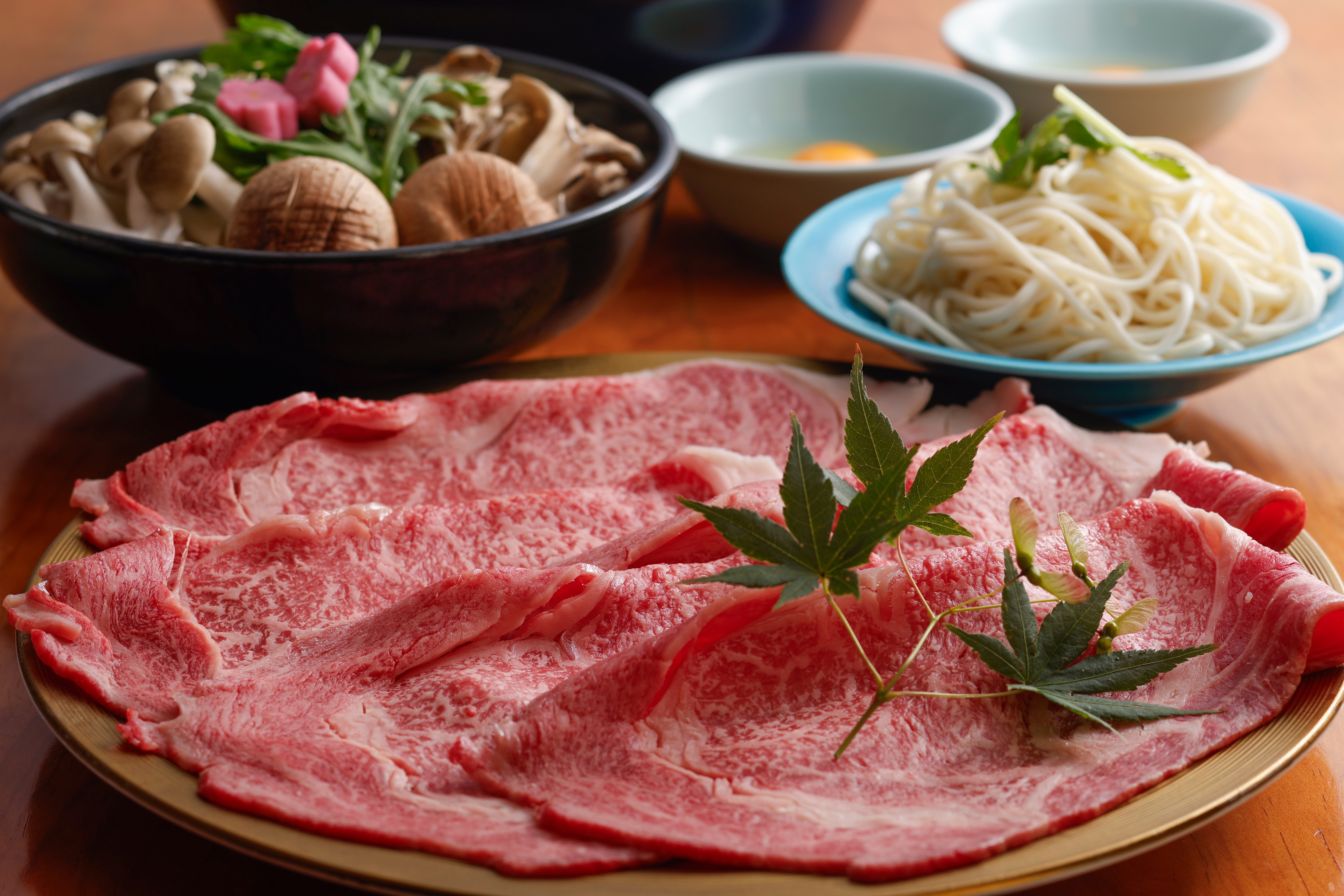 淡路牛肉寿喜烧套餐
