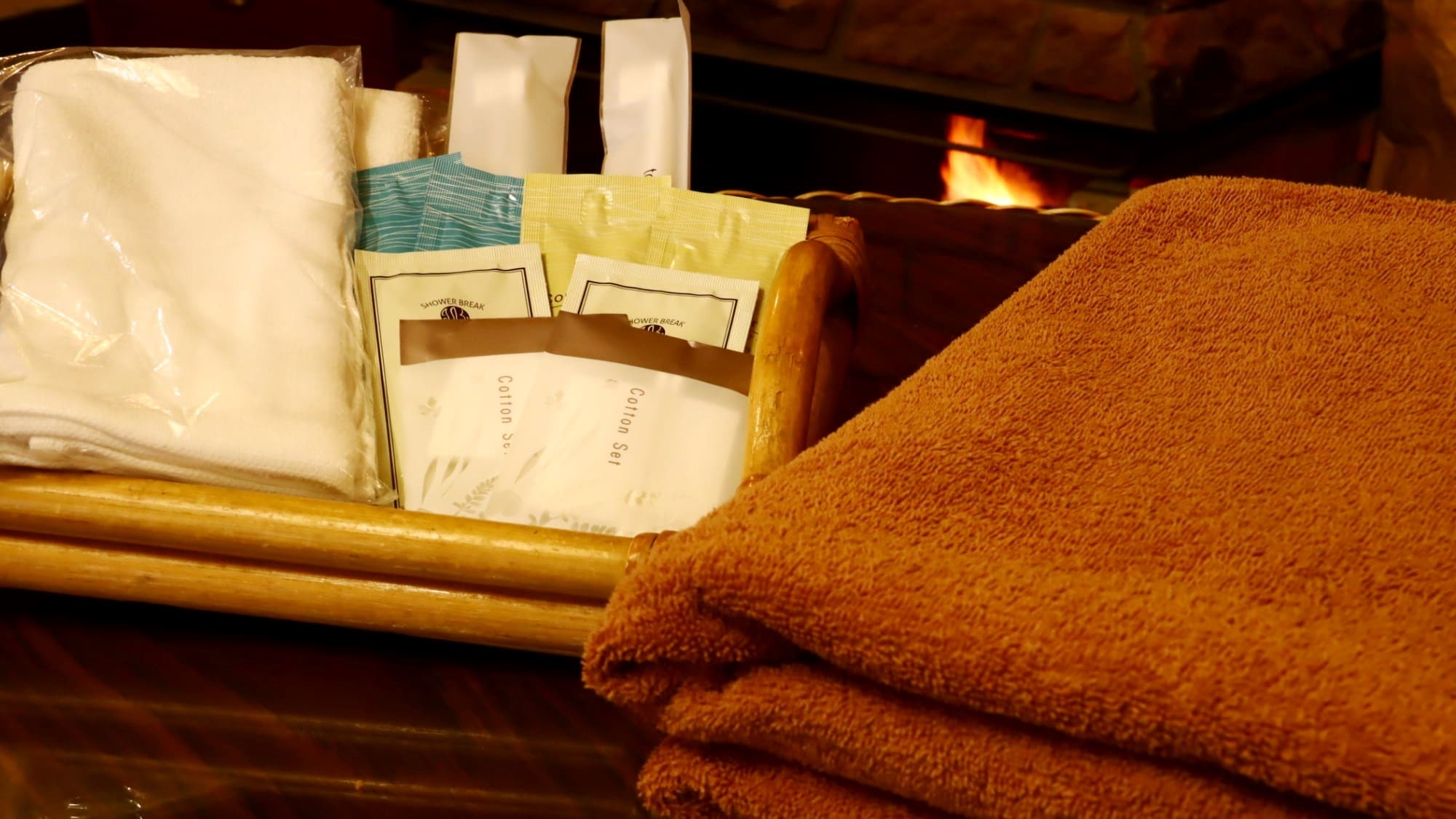Ample amenities are provided! Children will receive a cute "Musasabi-kun set."