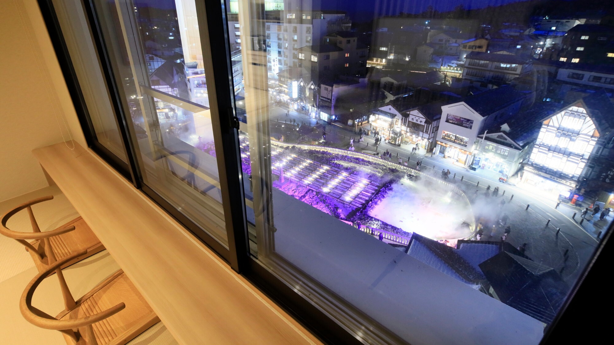 Yubatake side executive room, view from the Japanese-style room