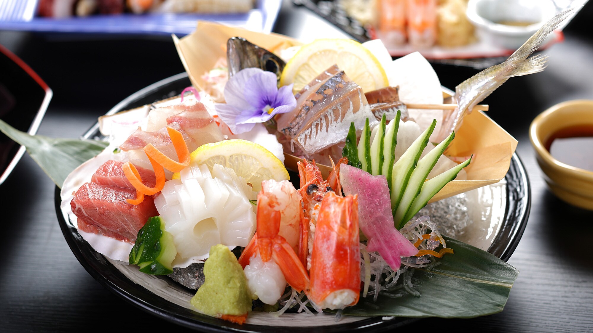 Seafood sashimi
