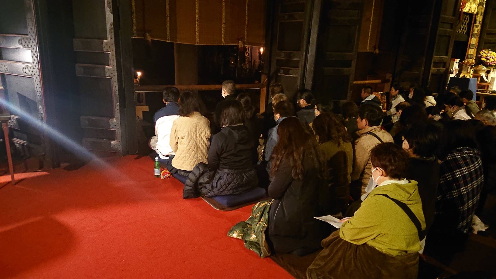 Morning service at Konponchudo Hall