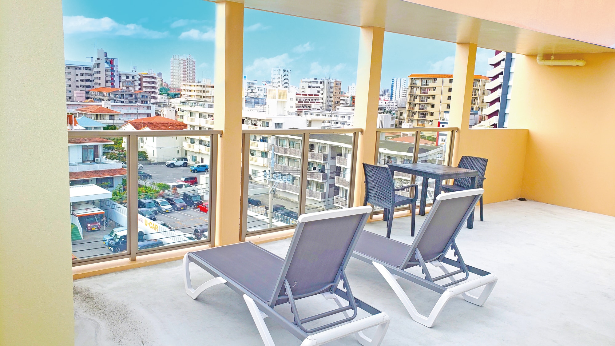 [High floor compact twin with terrace] Terrace