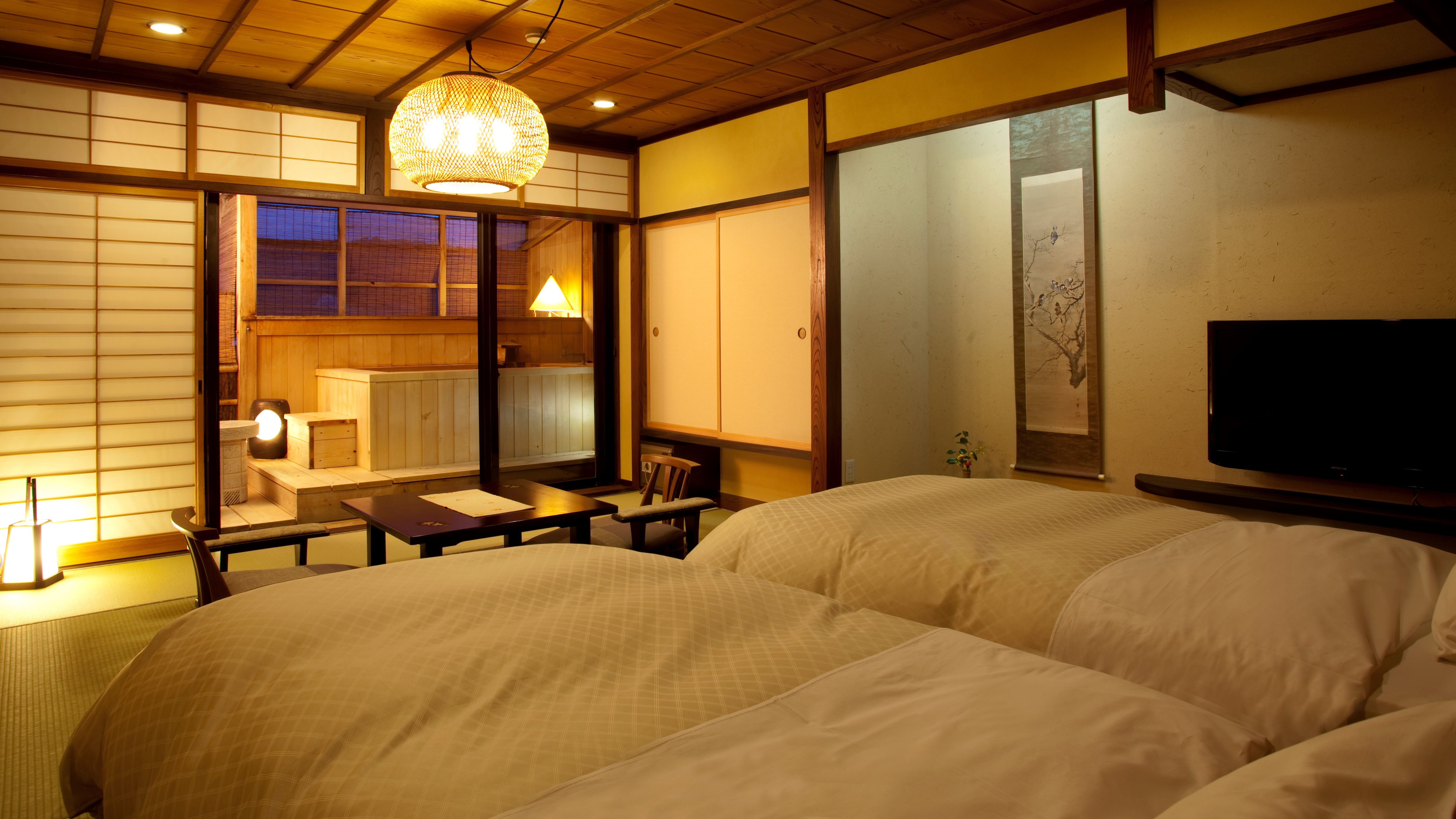 [Private hot spring] -HANA Twin- (Example)