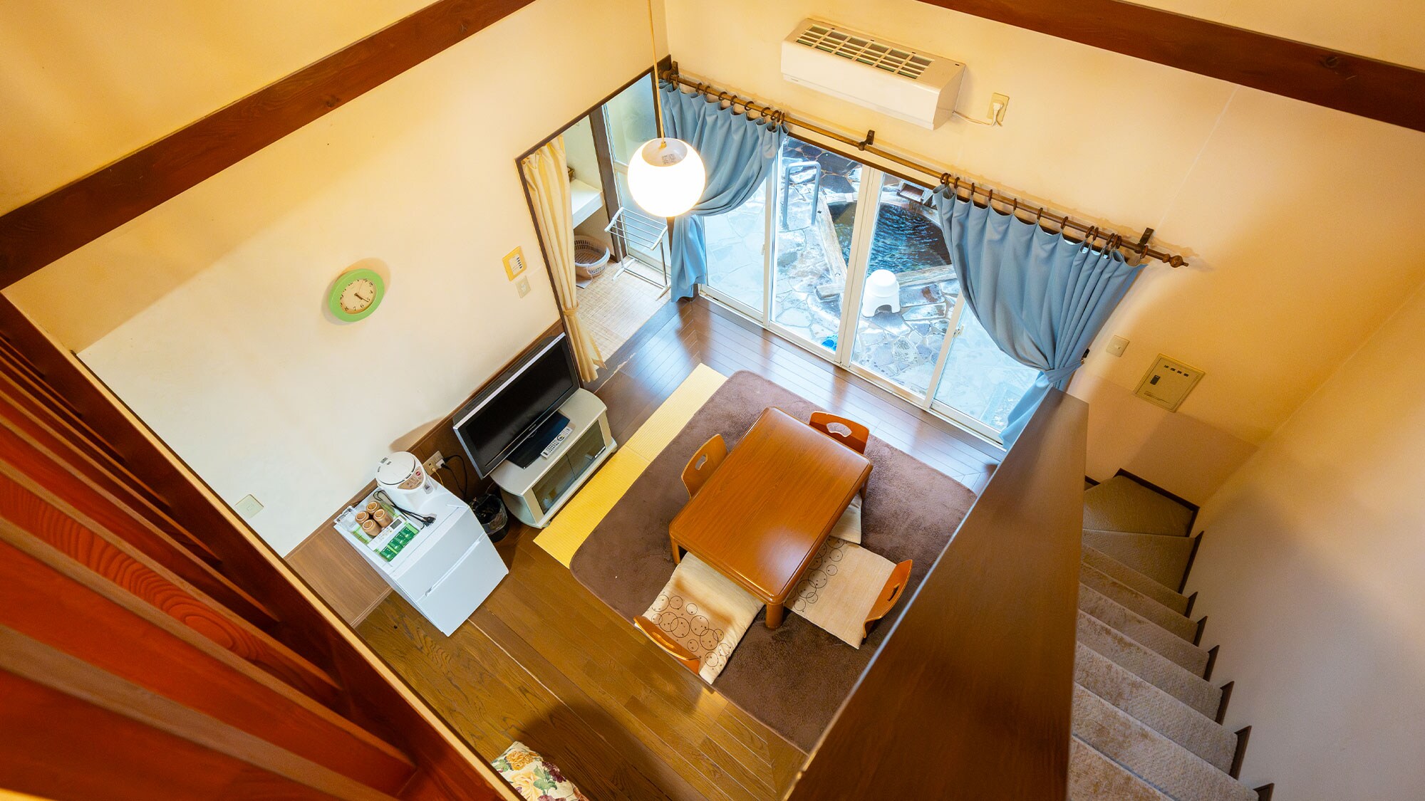 【메조네트 일본식 서양실/정원 노천탕 포함 객실】넓은 프라이빗 공간에서 호화로운 시간을 보내십시오.