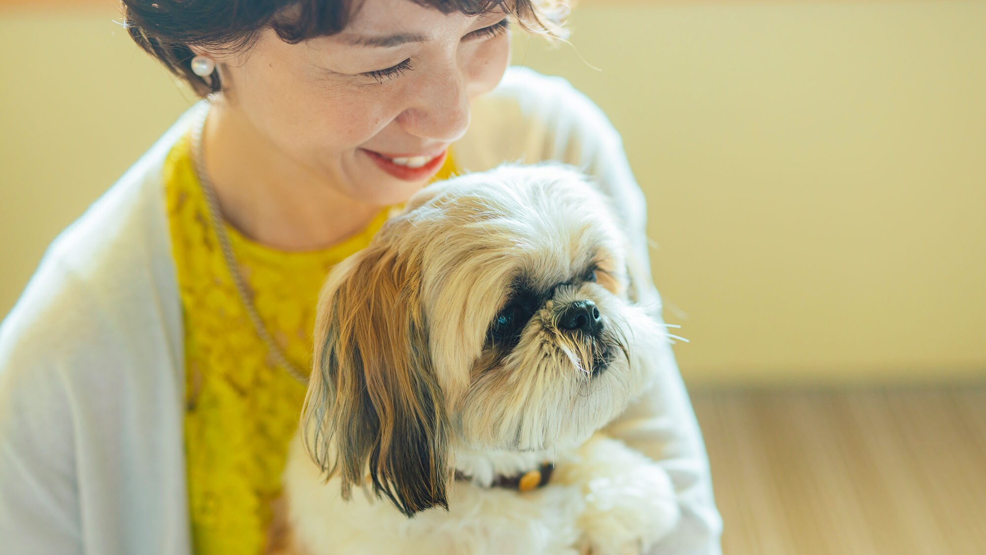 [Imagination of your stay] During your stay, you can accompany your dog anywhere except in the bath.