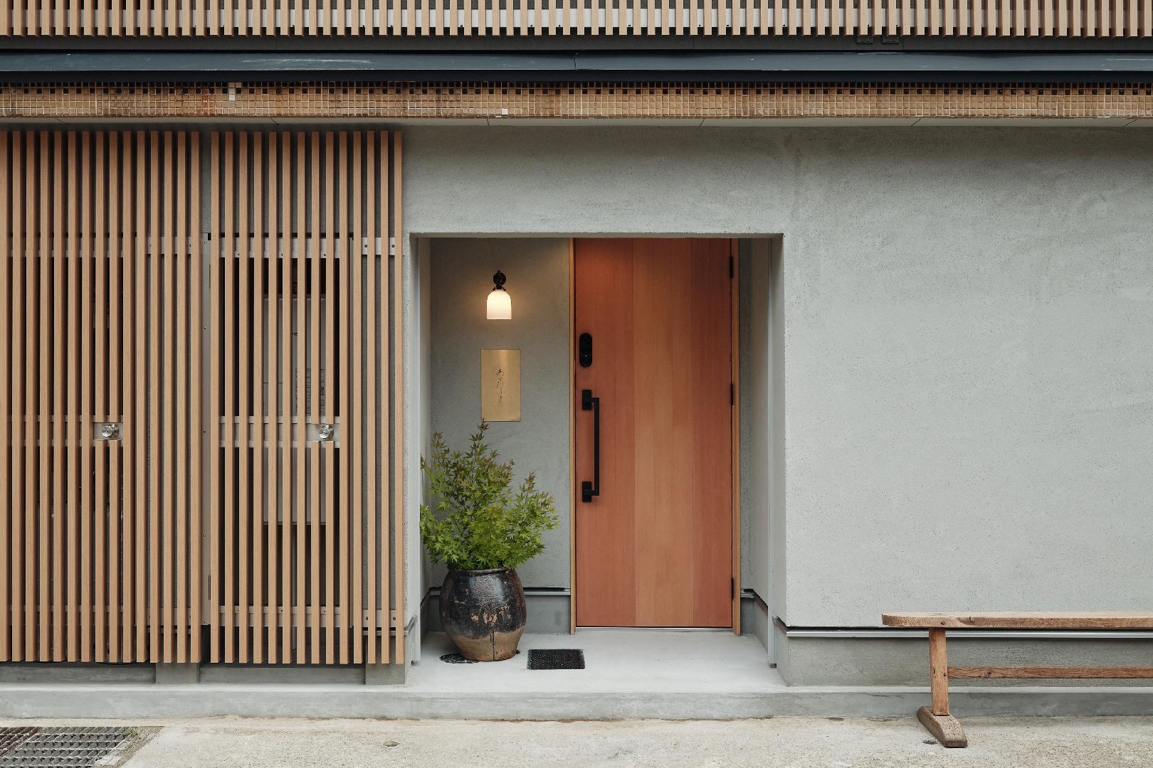 Accommodation entrance