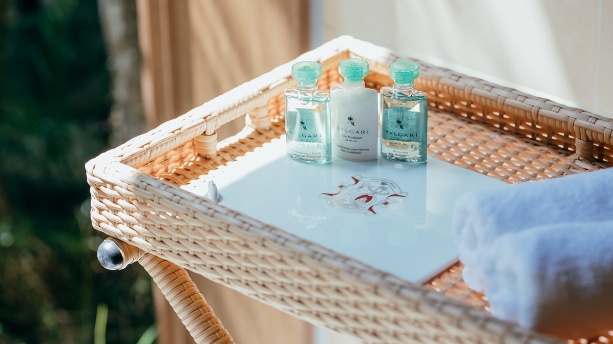 Premium Villa C amenities include Bvlgari