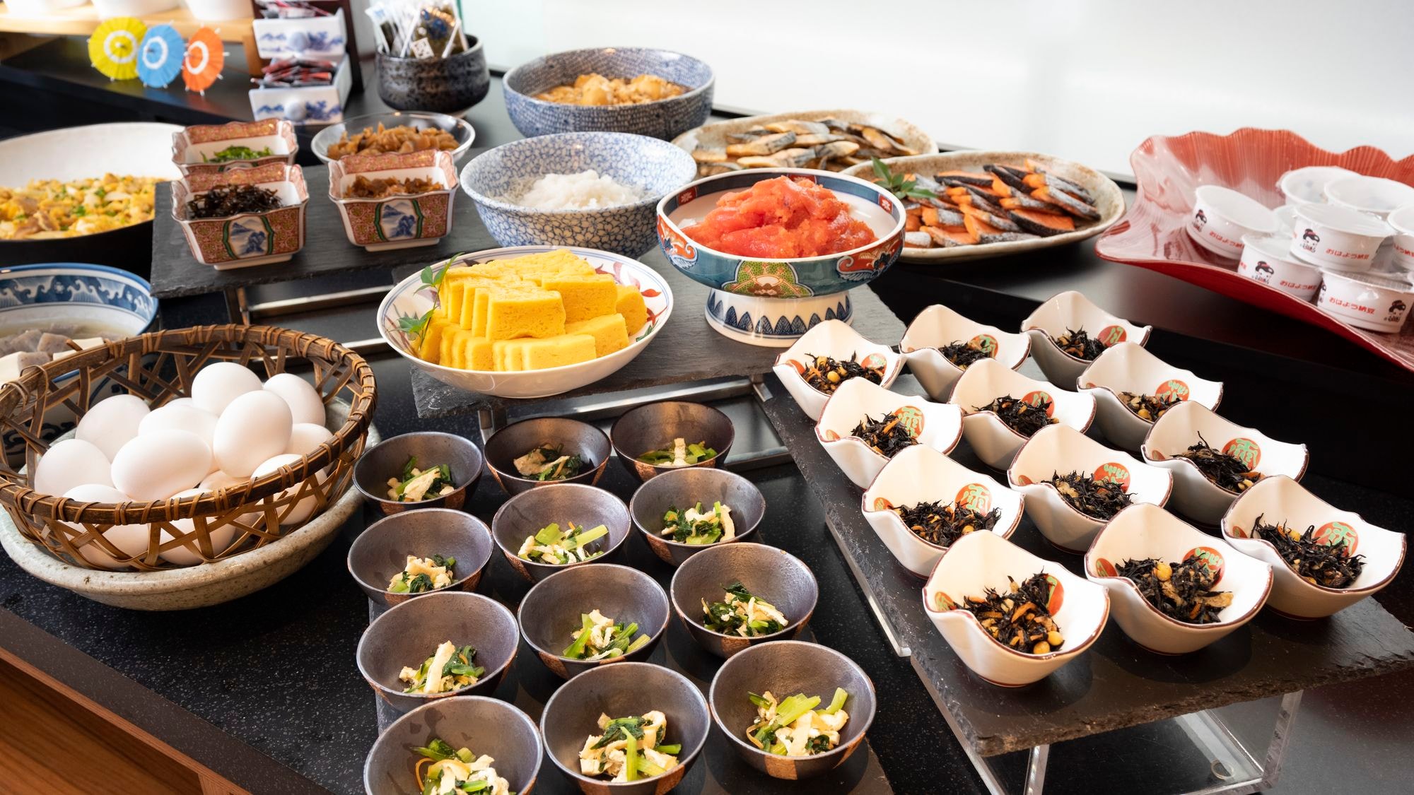 Breakfast buffet Japanese food