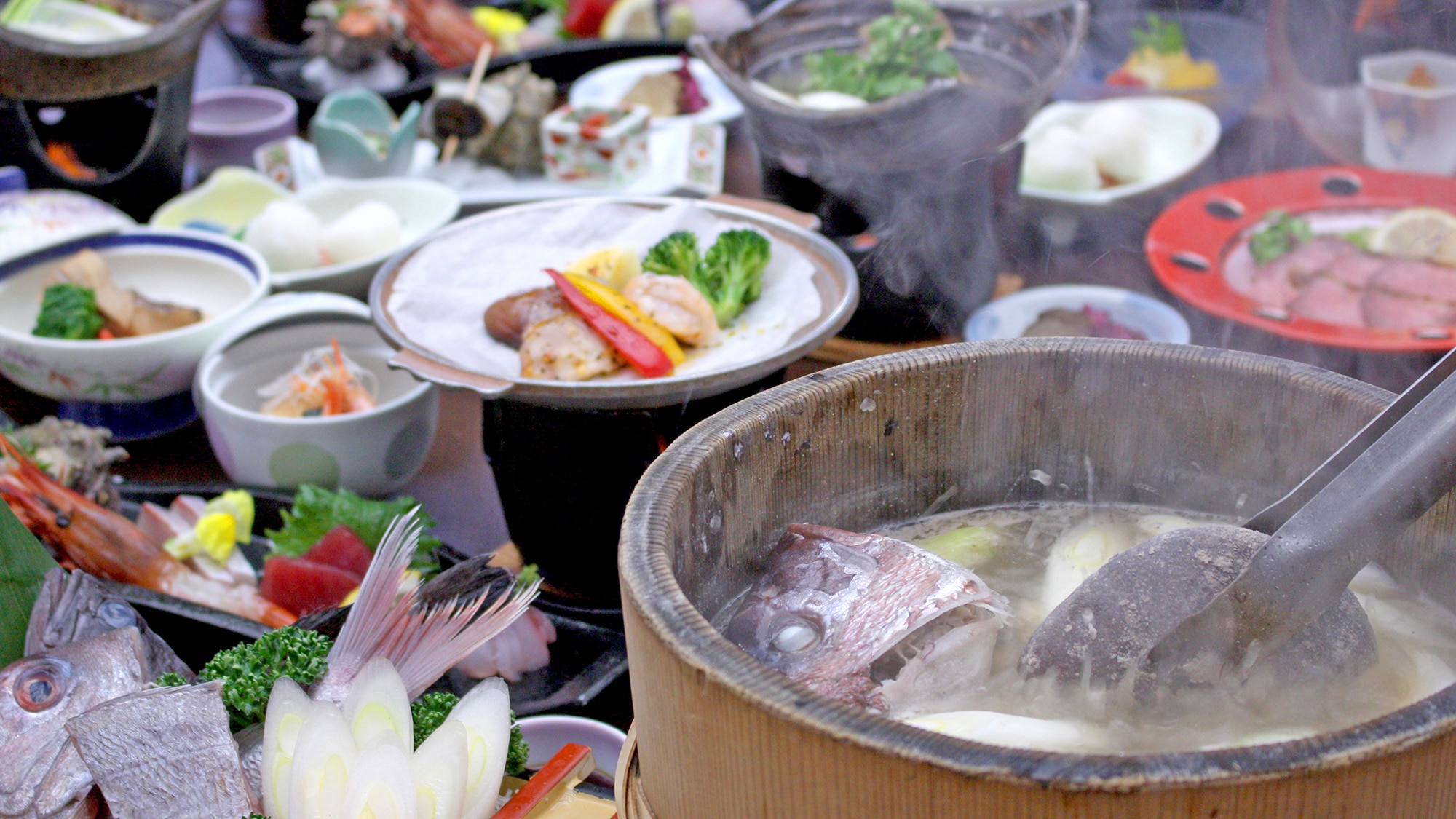 Includes Oga's specialty "stone-grilled cuisine" and seasonal Japanese meals. *For 2 people.
