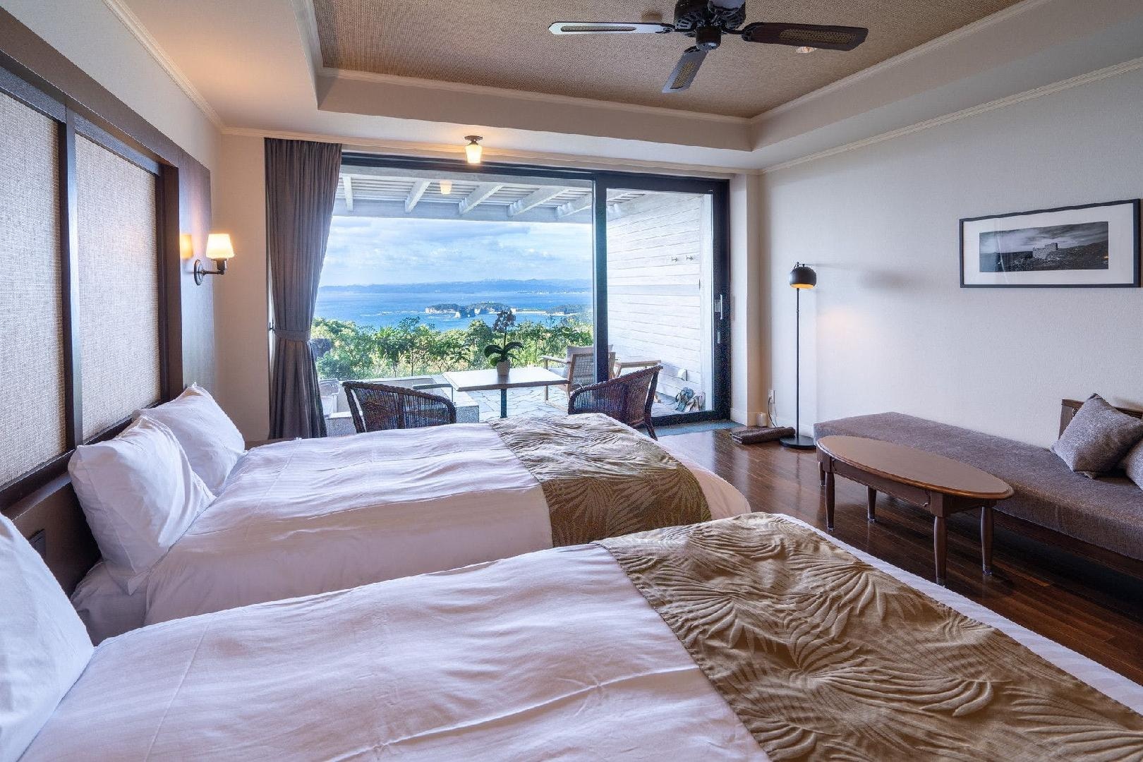Ocean view lanai suite with hot spring open-air bath [No smoking] 1F