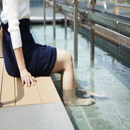 Footbath hot spring