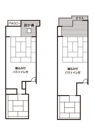 [Room with 8 tatami mats] 12.5 tatami mats + 8 tatami mats