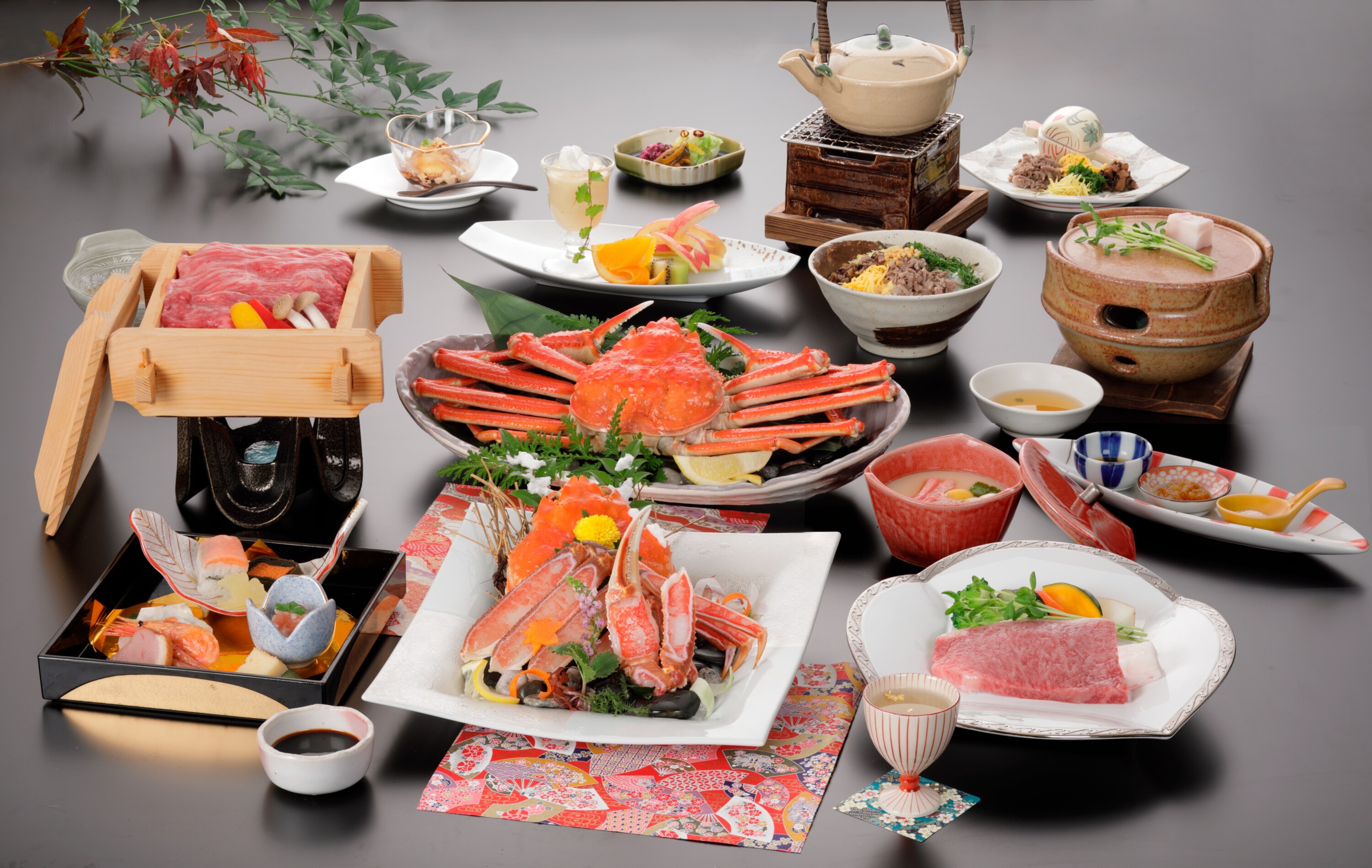 螃蟹和但馬牛的聯名！山與海的融合（一例）