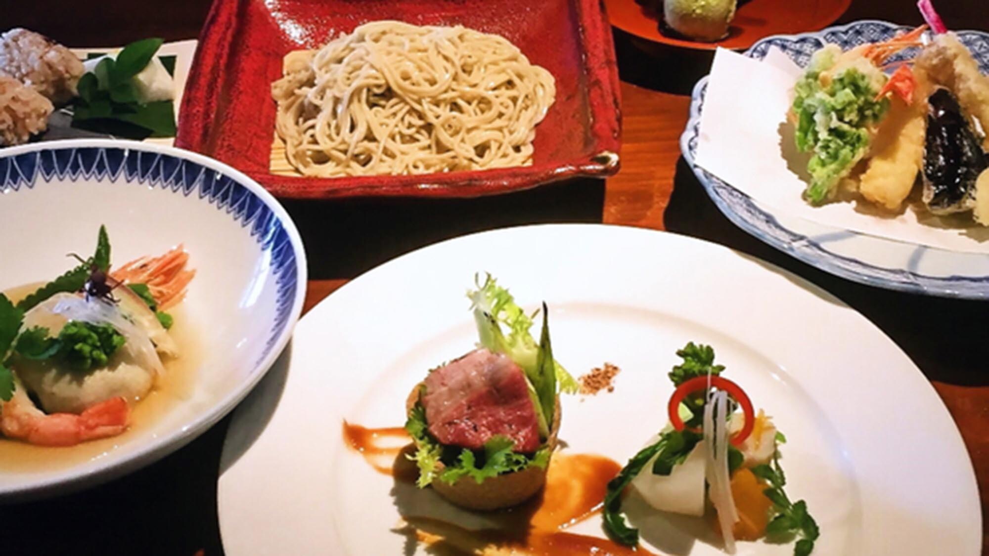 ・ [Lunch] Authentic soba course ♪