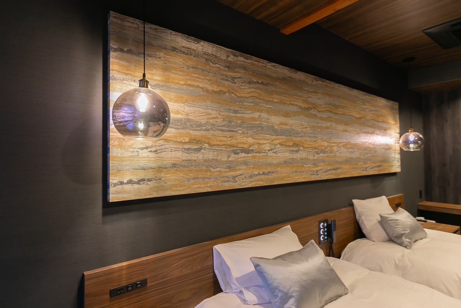 Room 203 Bed