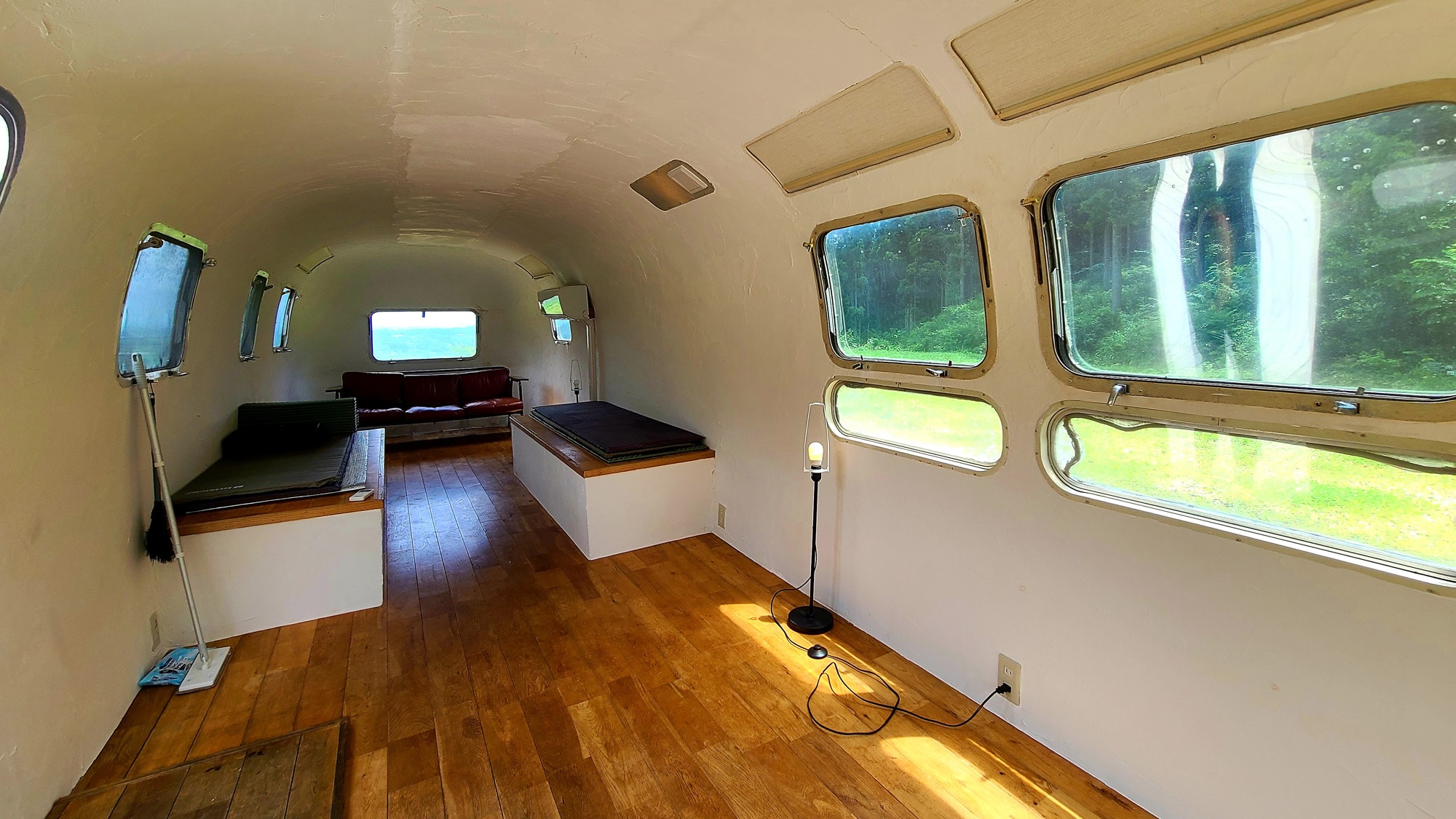 # [Forest of Sound] Inside the Airstream.