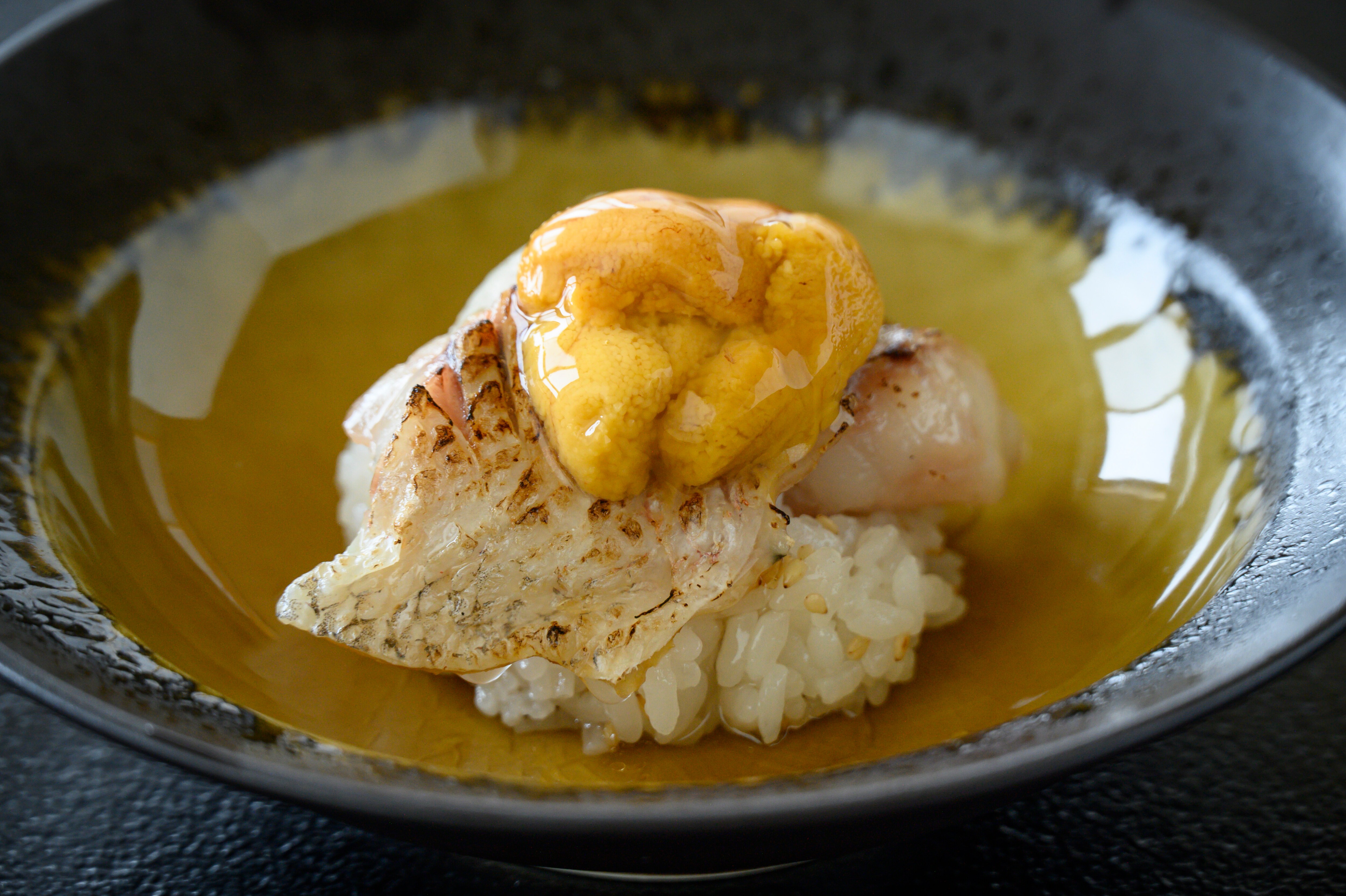 Blackthroat seaperch sushi