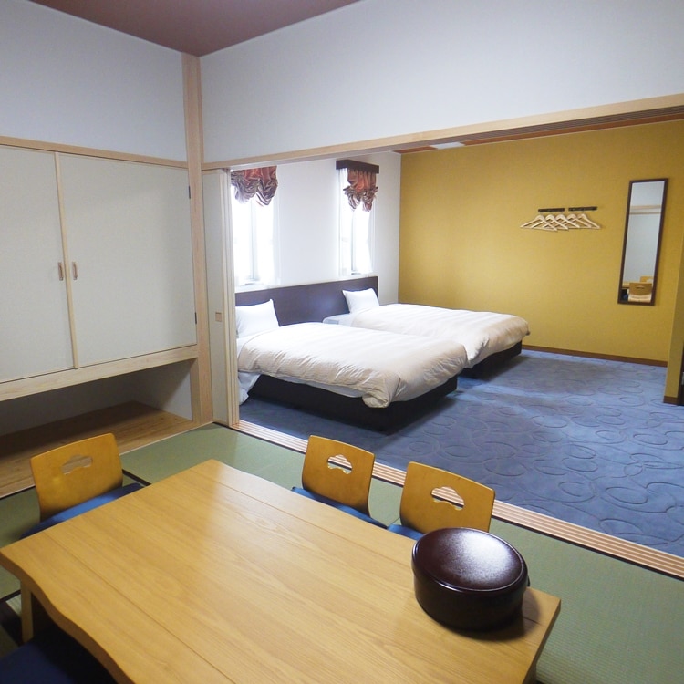 [酒店]日式和西式房間的例子
