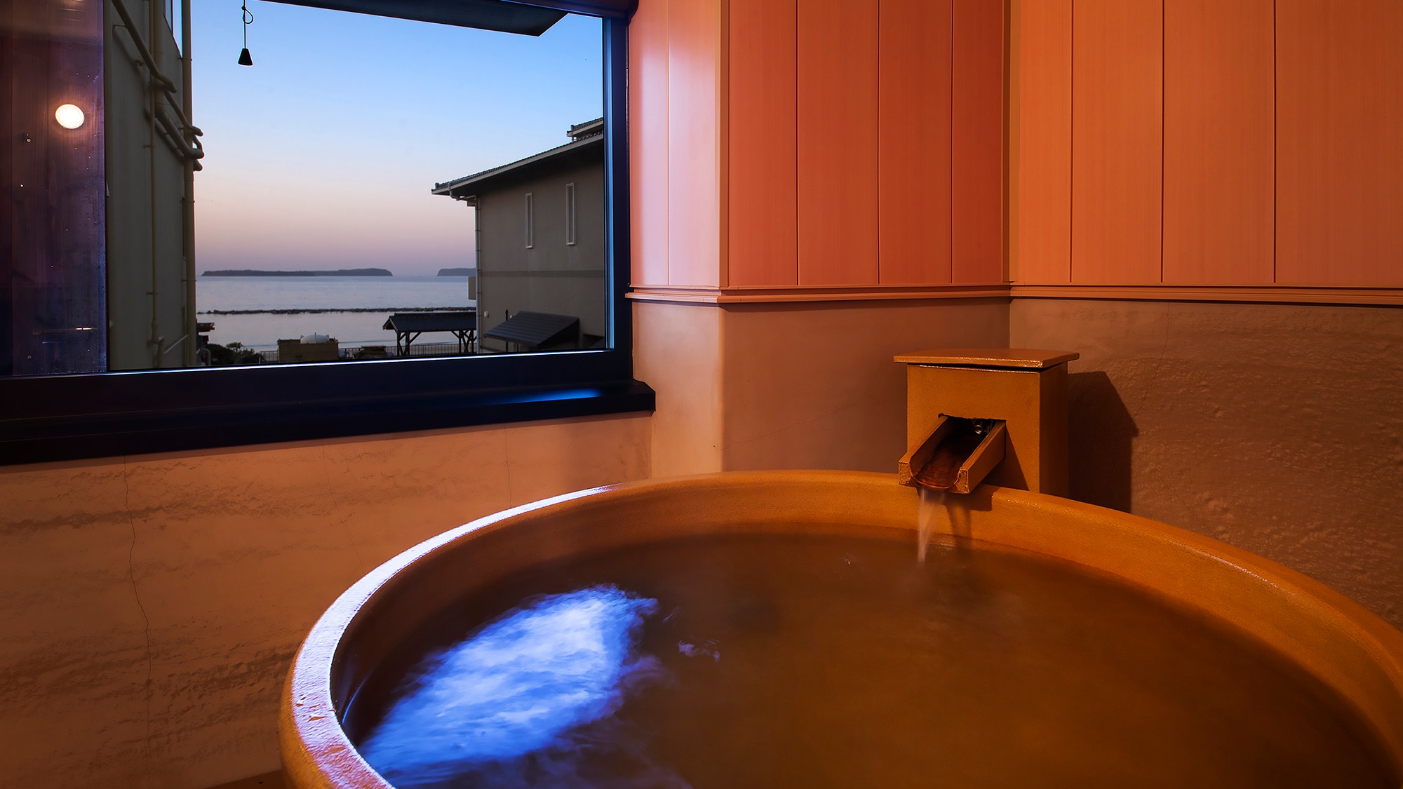 ■Guest room semi-open-air bath/hot spring [Nagi] (image) ■NEW OPEN in March 2023