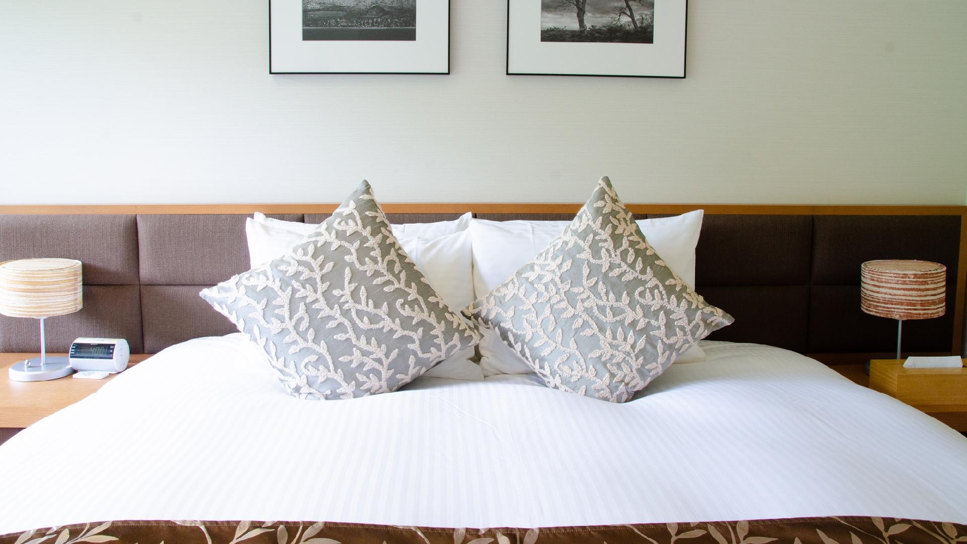 An example of a bedroom