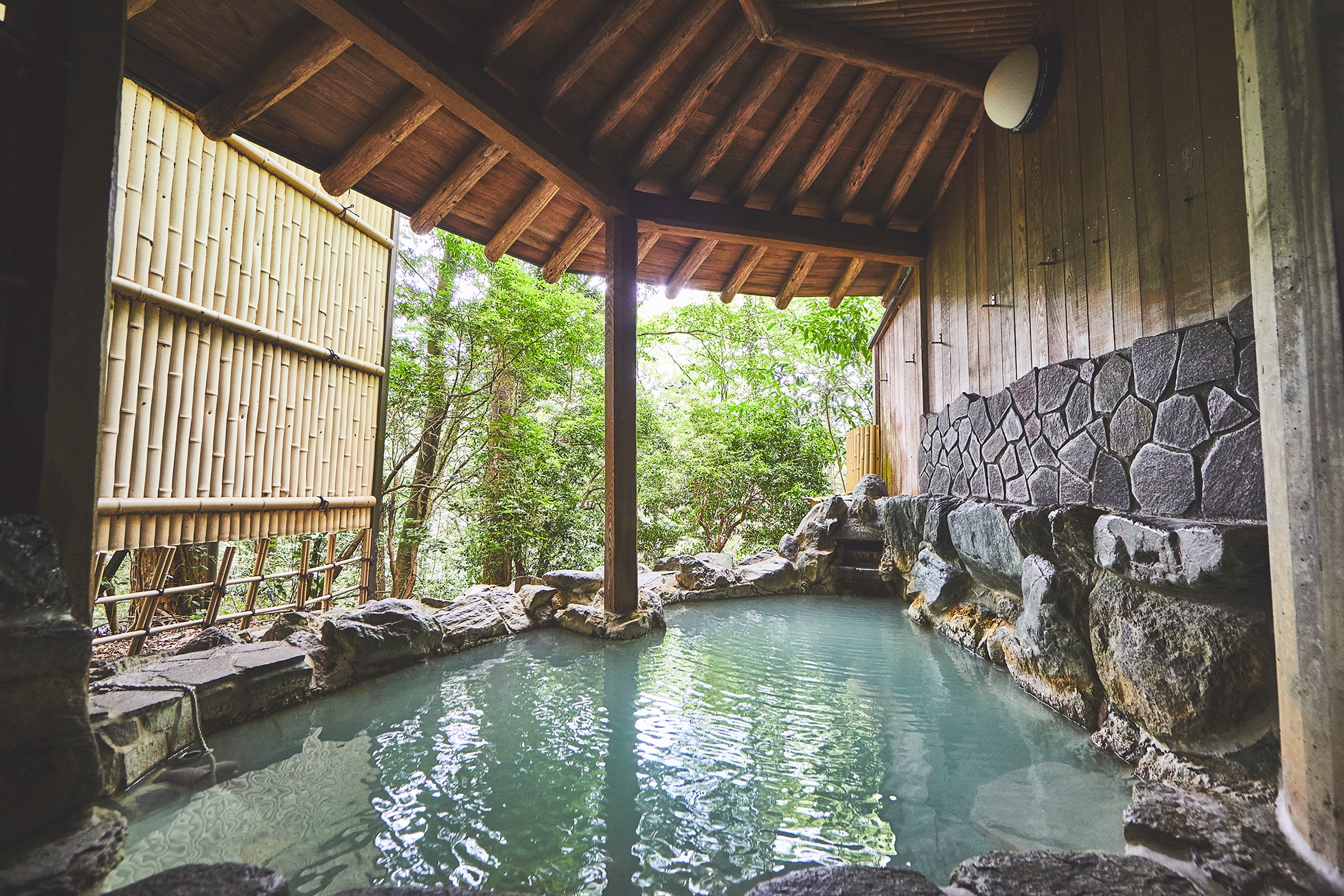open-air bath