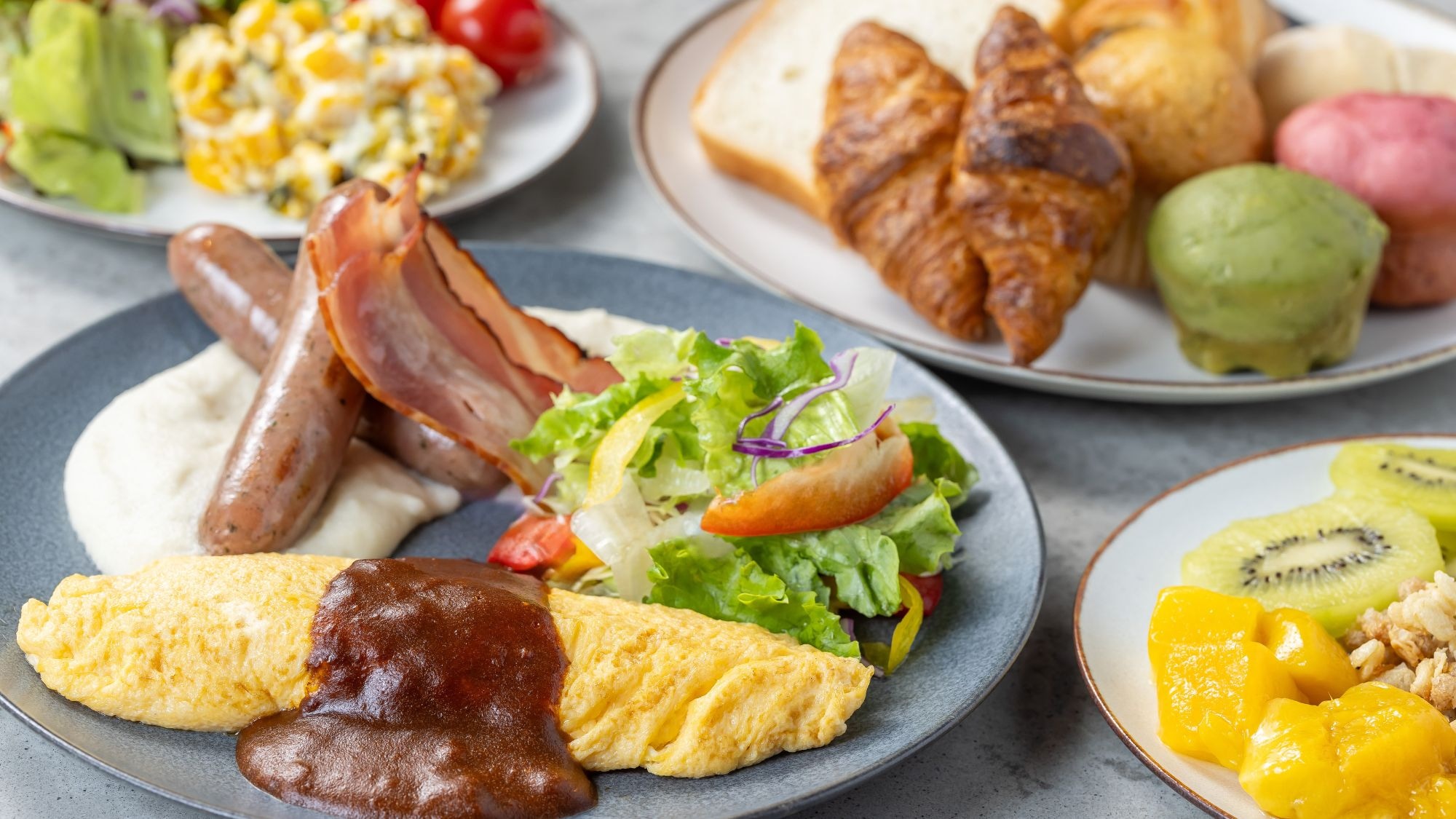 ◆Breakfast|Example of serving