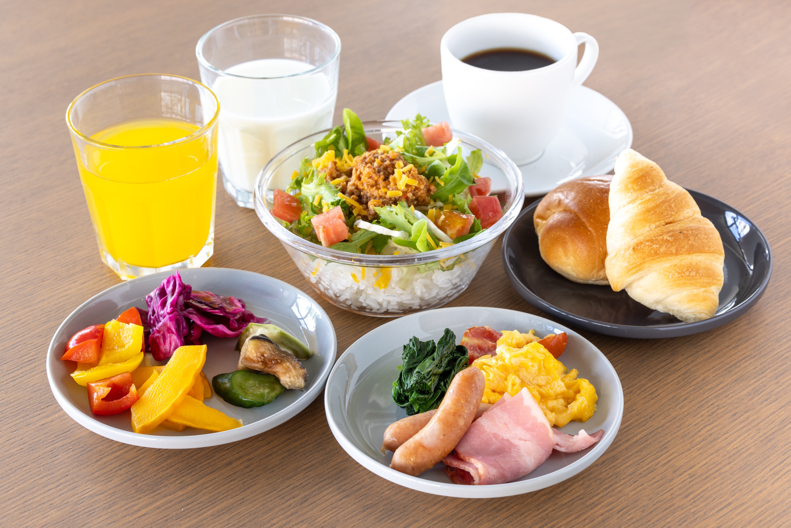 [Breakfast buffet with about 50 varieties] 1st floor cafe lounge 5:30-10:00 (example of dishes)
