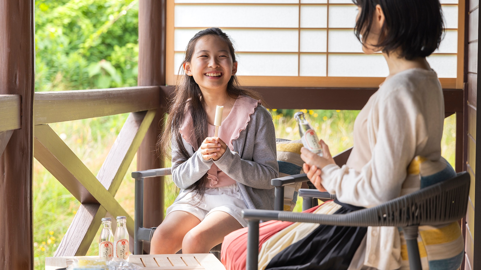 [Hospitality◇Ice popsicles and post-bath cider] A treat to enjoy after a bath♪ Cool down your heated body.