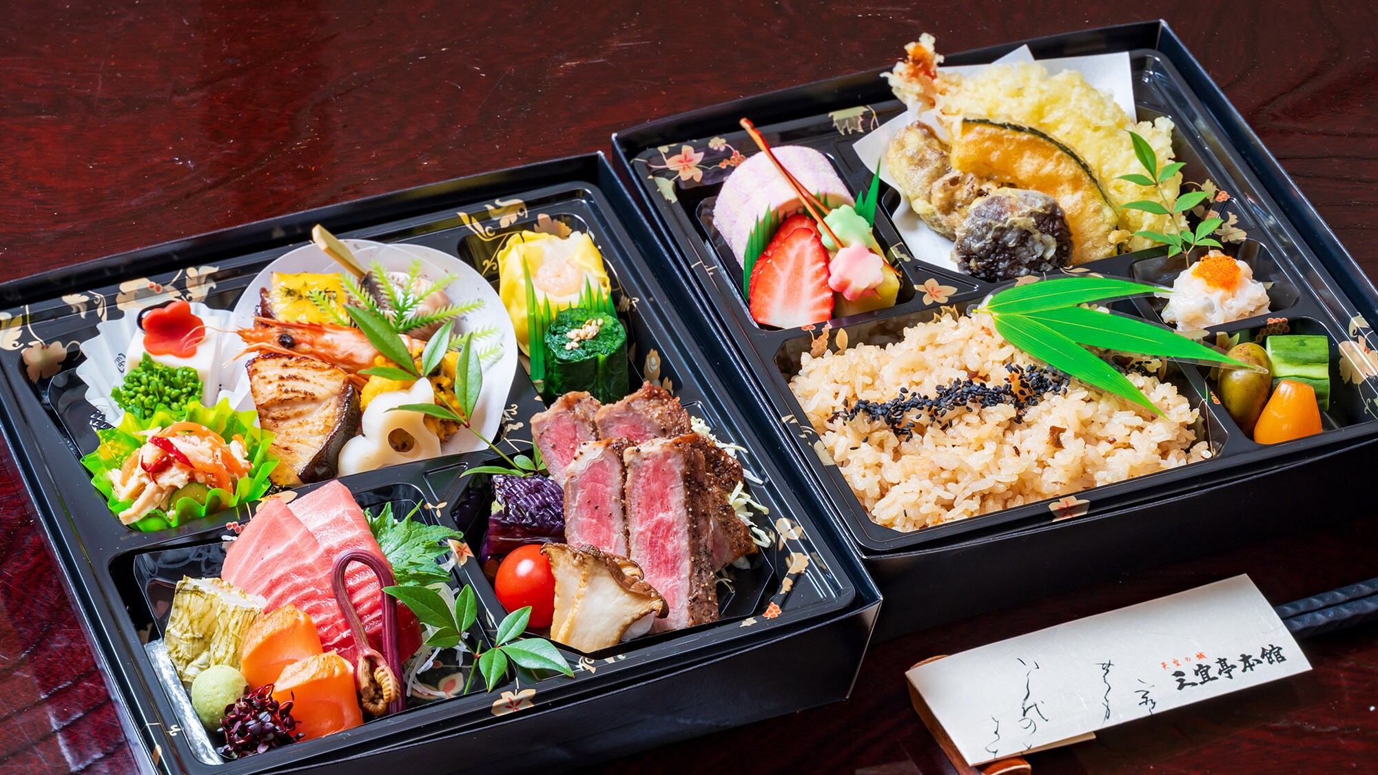 ◆【Dinner】Kaiseki bento "Shinkoro bento"①