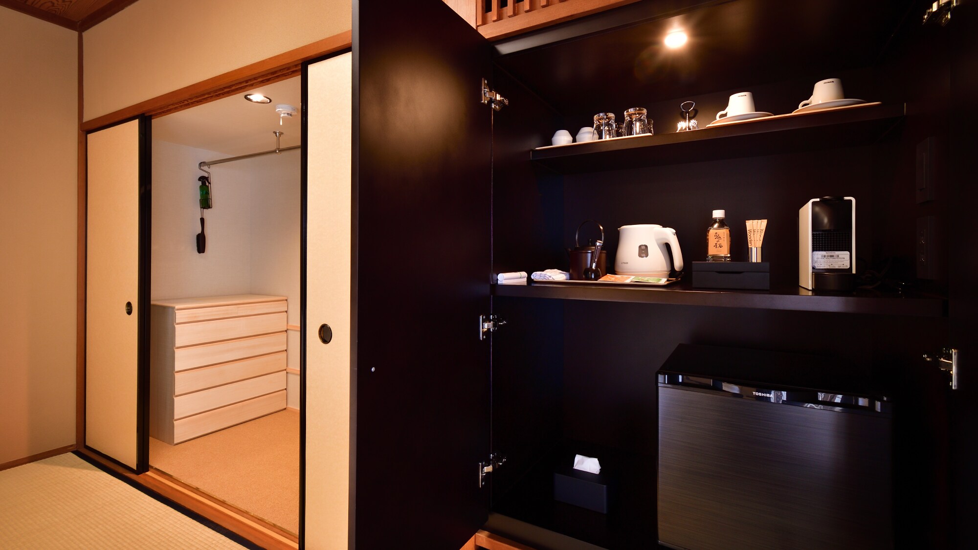 Japanese style room with open-air bath [Arashiyama]