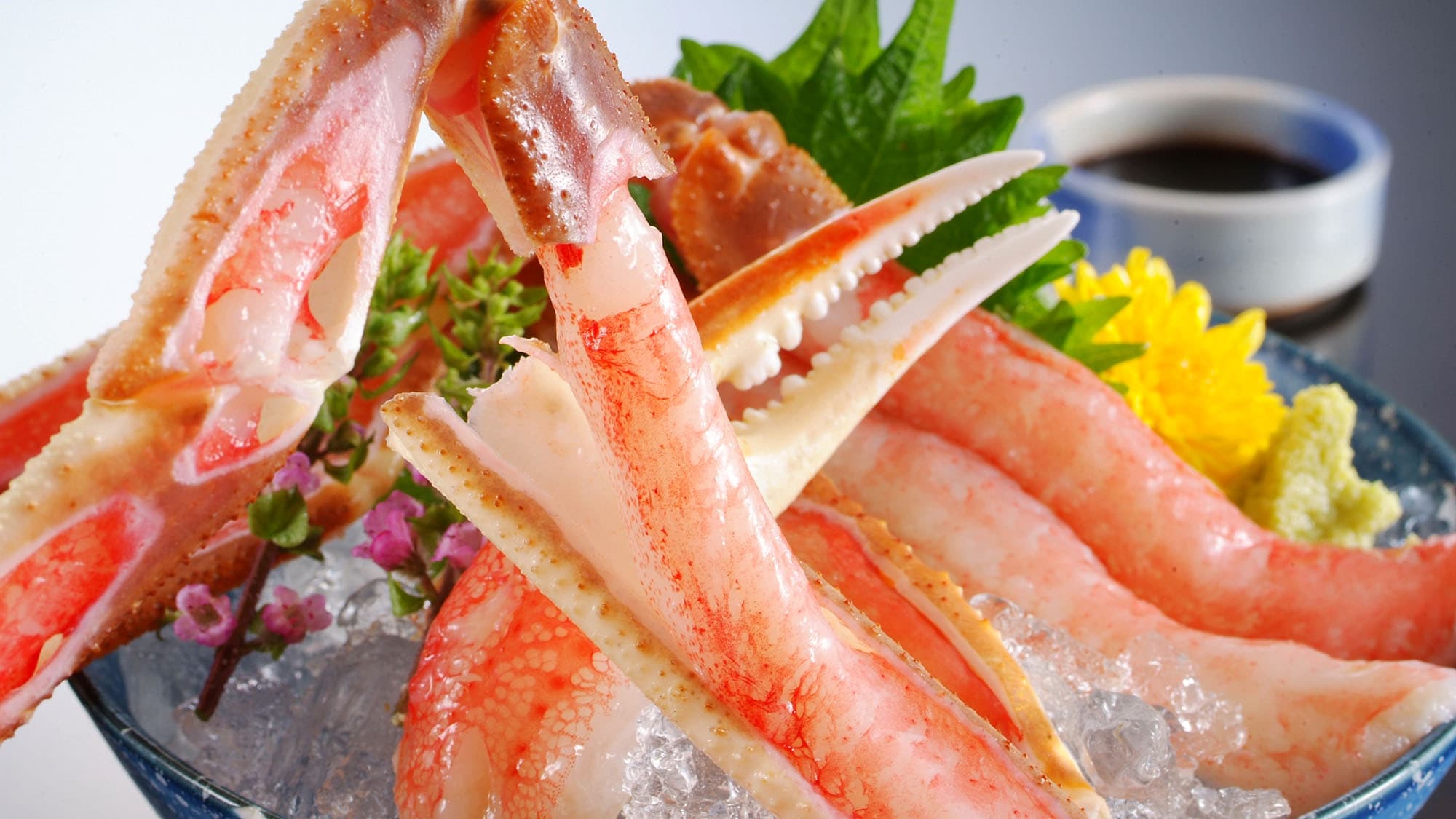 Crab sashimi / example